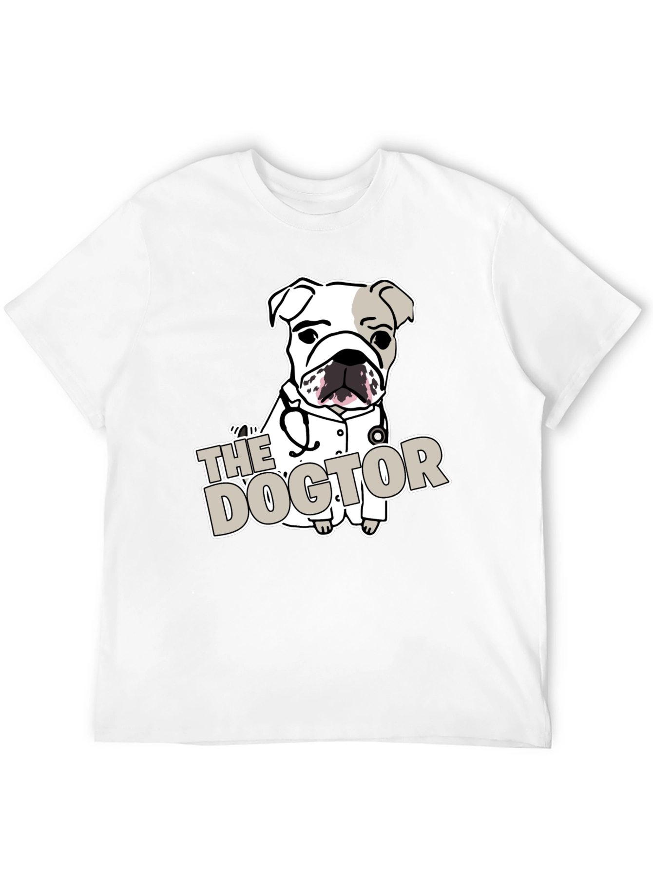 Dogtor T-Shirt - Cute Cartoon Animal Doctor Tee - 12