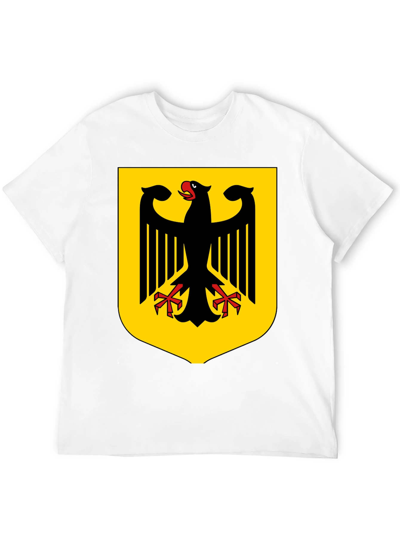 Black German Eagle Crest Black T-Shirt view 12
