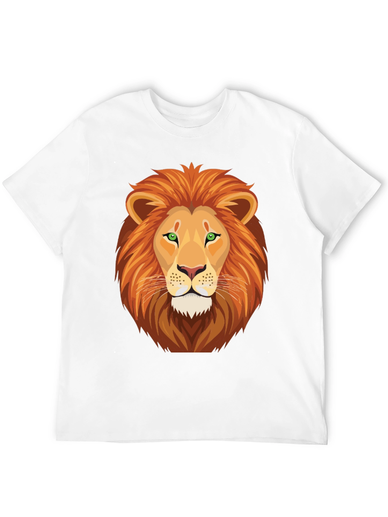Black Lion Graphic Print Crew Neck T-Shirt view 12