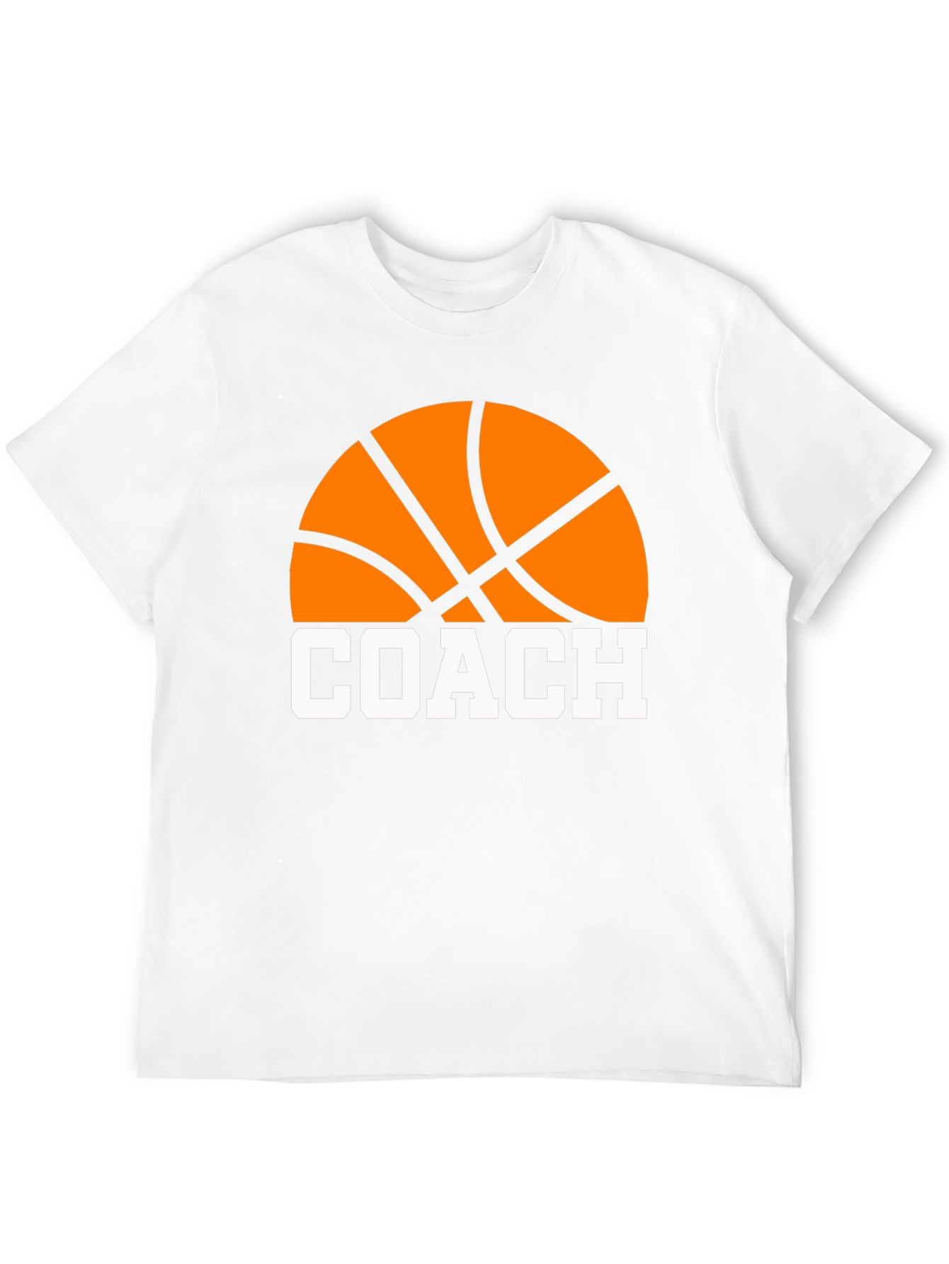 Black Basketball Coach T-Shirt view 12