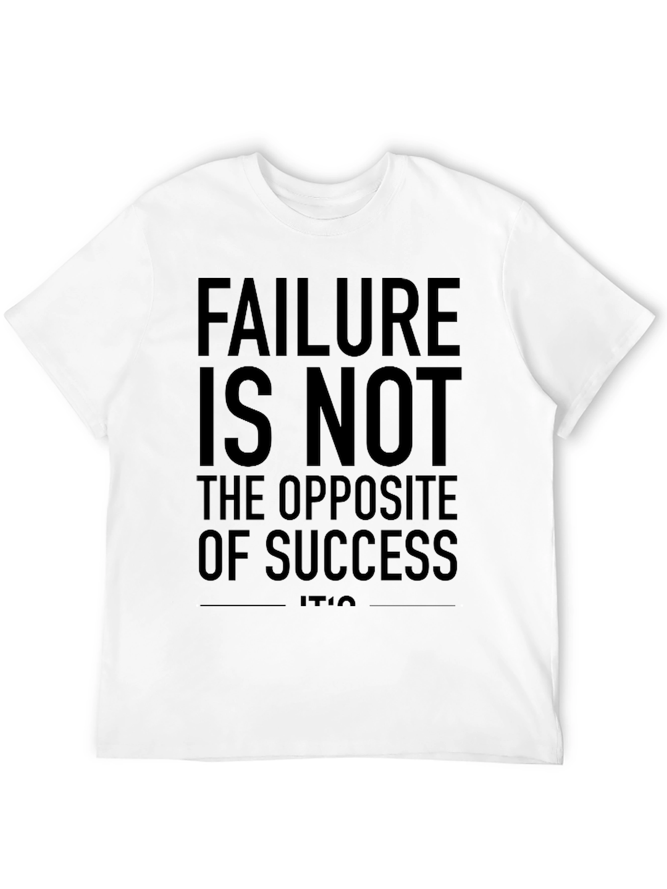 Black Failure is Not Opposite of Success T-Shirt view 12