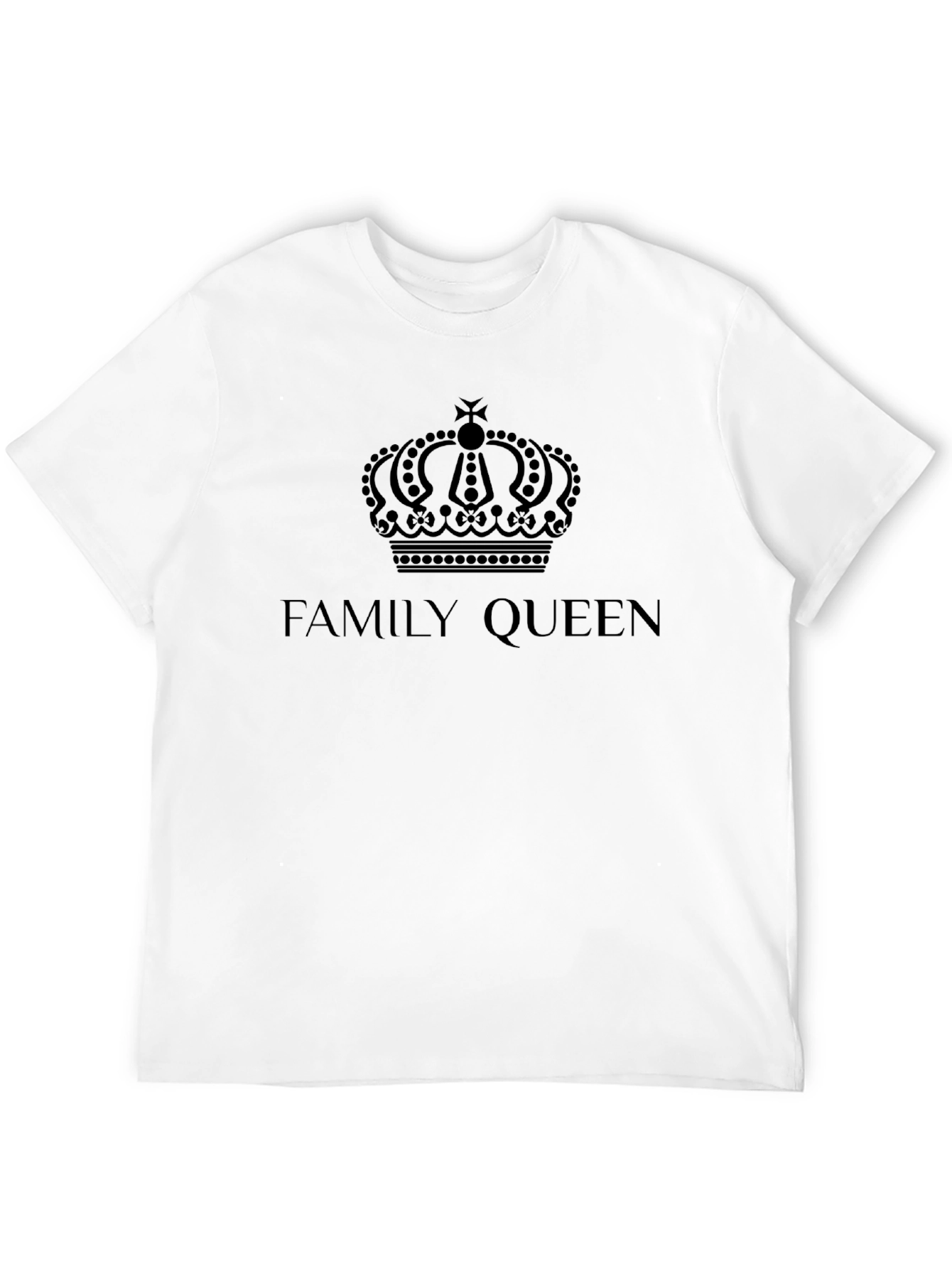 Black Family Queen Crown T-Shirt - Black view 12