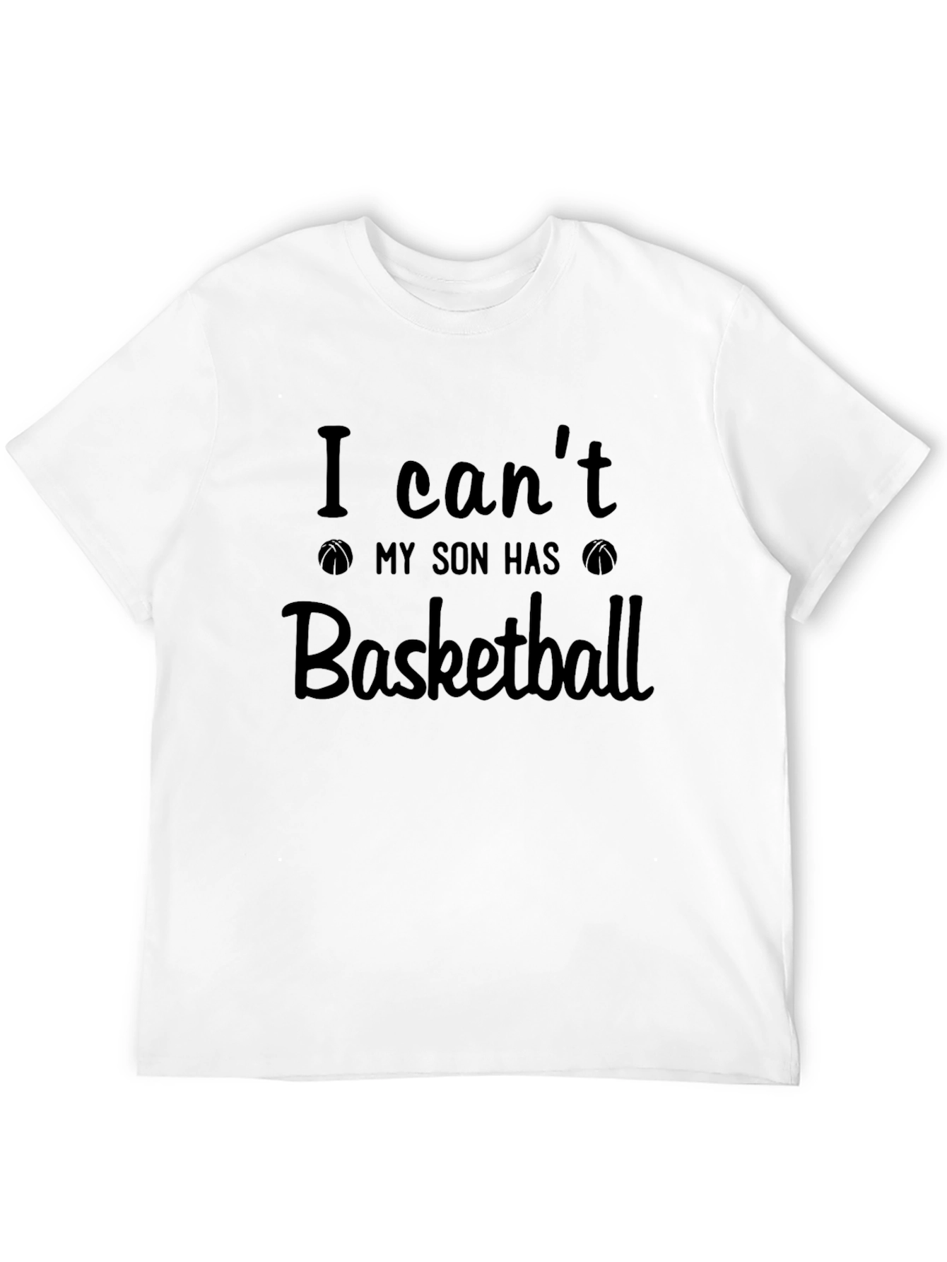 Black Funny Dad's Basketball T-Shirt view 12