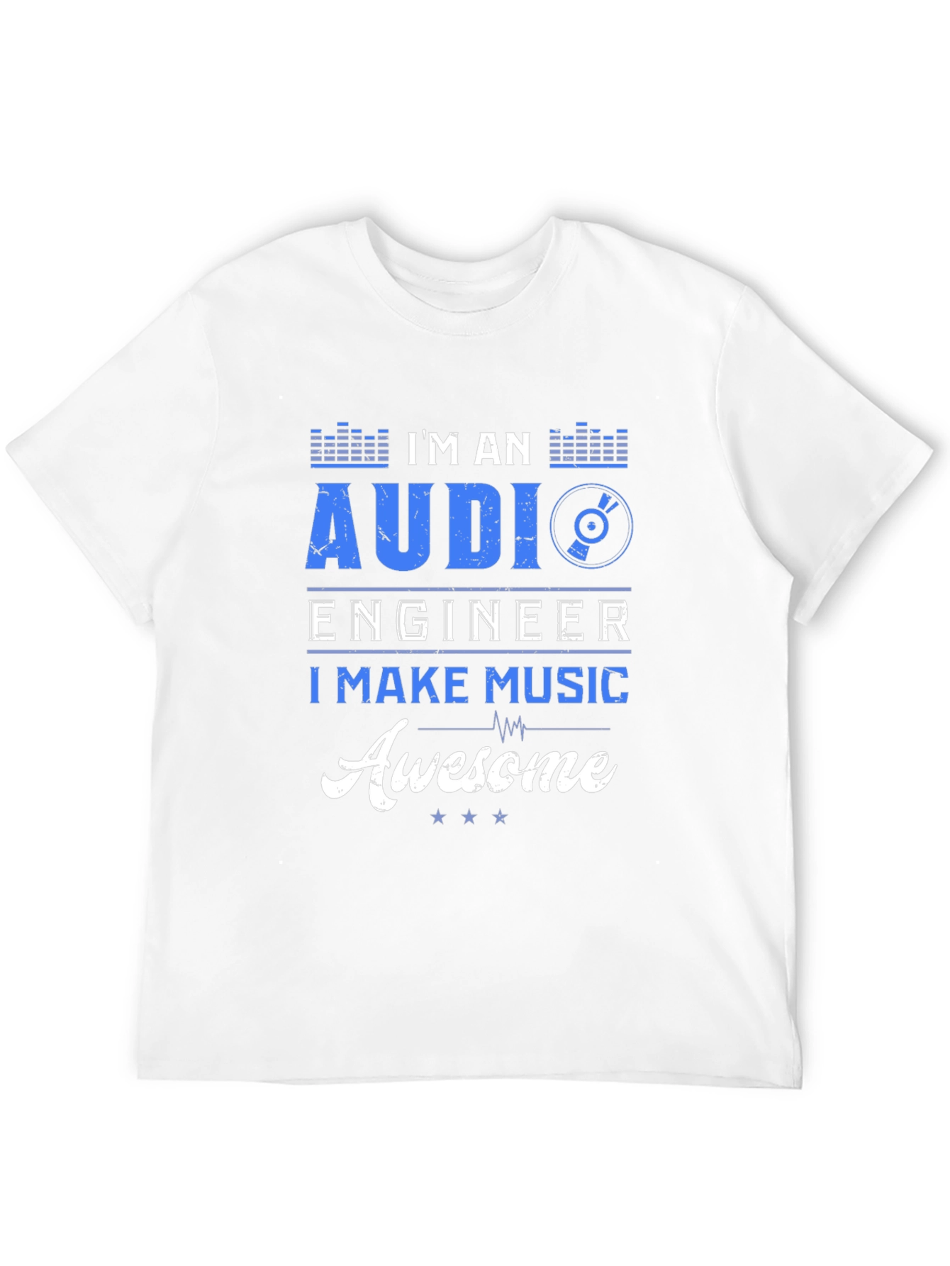 Black Audi Engineer Music Awesome T-Shirt view 12