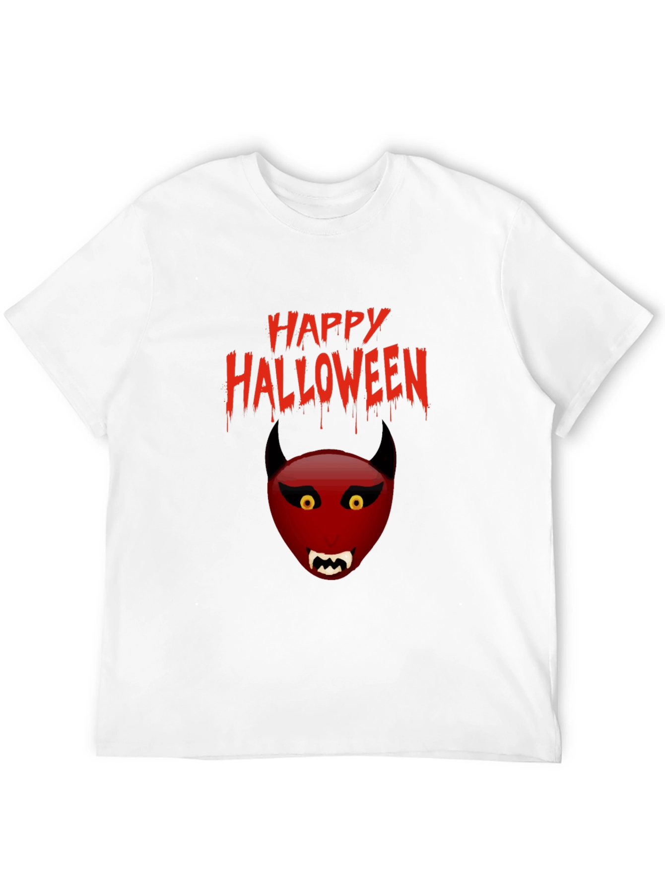 Black Happy Halloween Devil Graphic Tee view 12