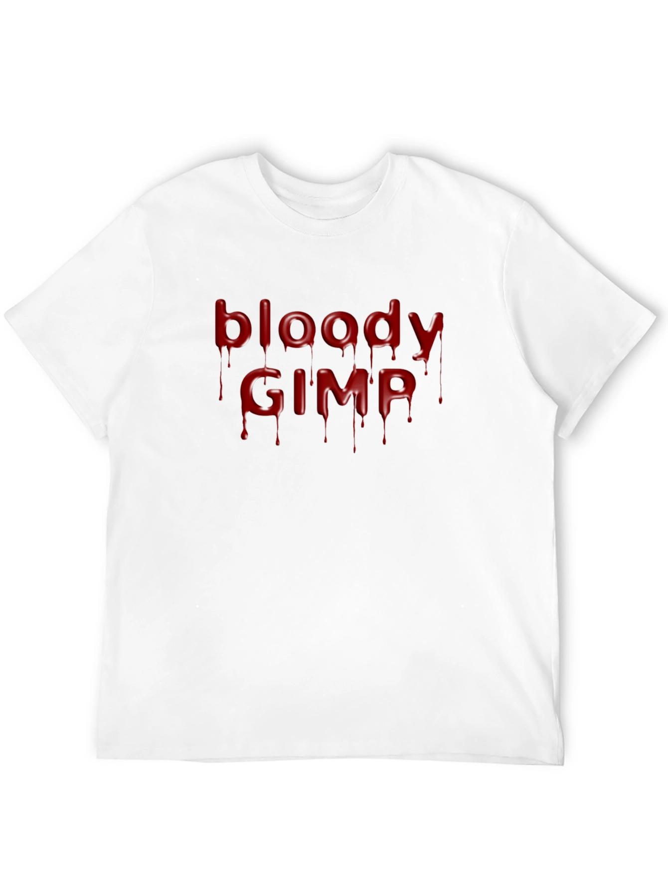 Black Bloody GIMP Graphic Novelty T-Shirt - Dark Humor Tee view 12