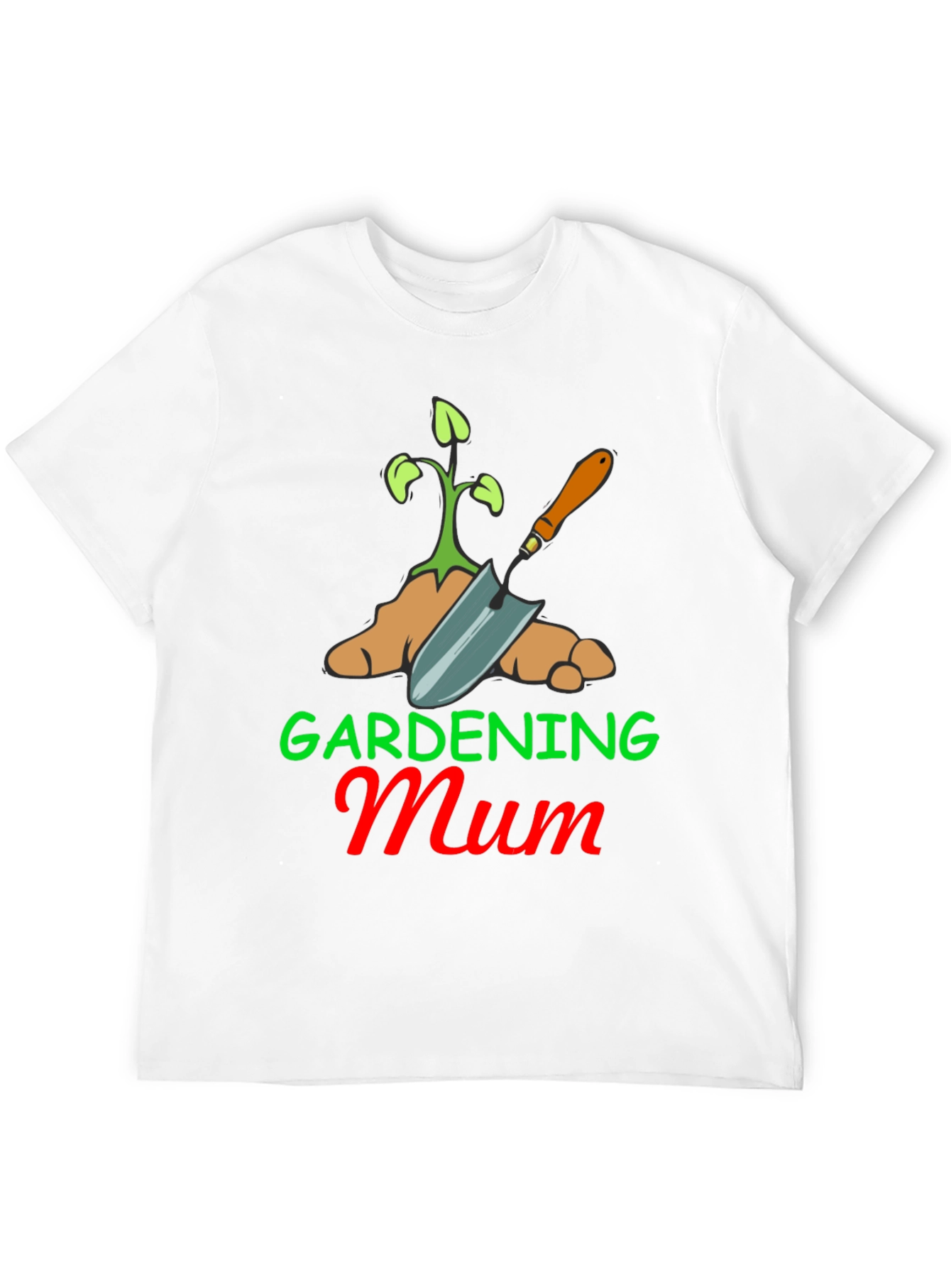 Black Gardening Mum T-Shirt - Black Cotton Blend view 12