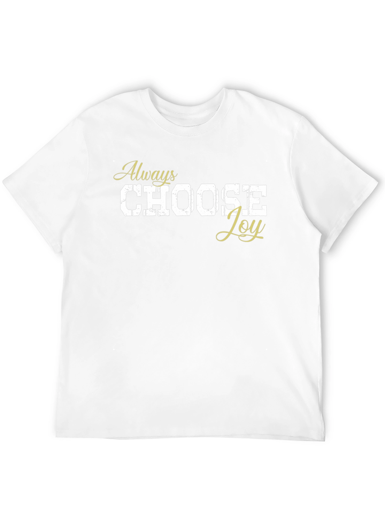 Black Always Choose Joy Black Graphic T-Shirt view 12