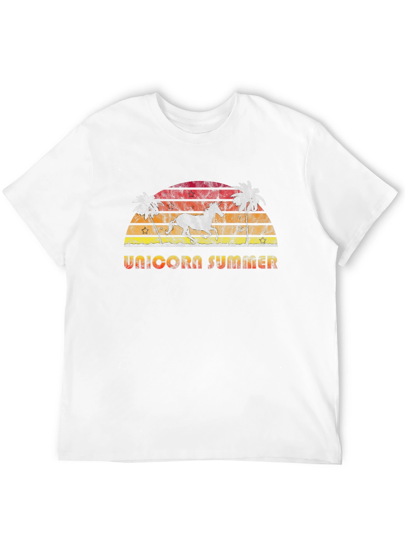 Black Unicorn Summer Graphic T-Shirt view 12