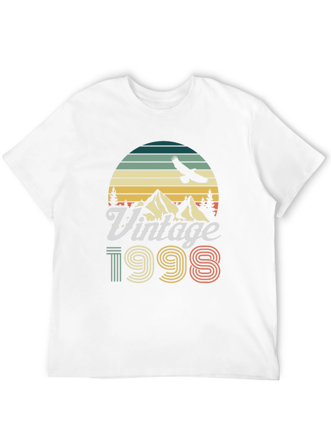 Black Vintage 1998 Graphic Tee - Retro Style view 12