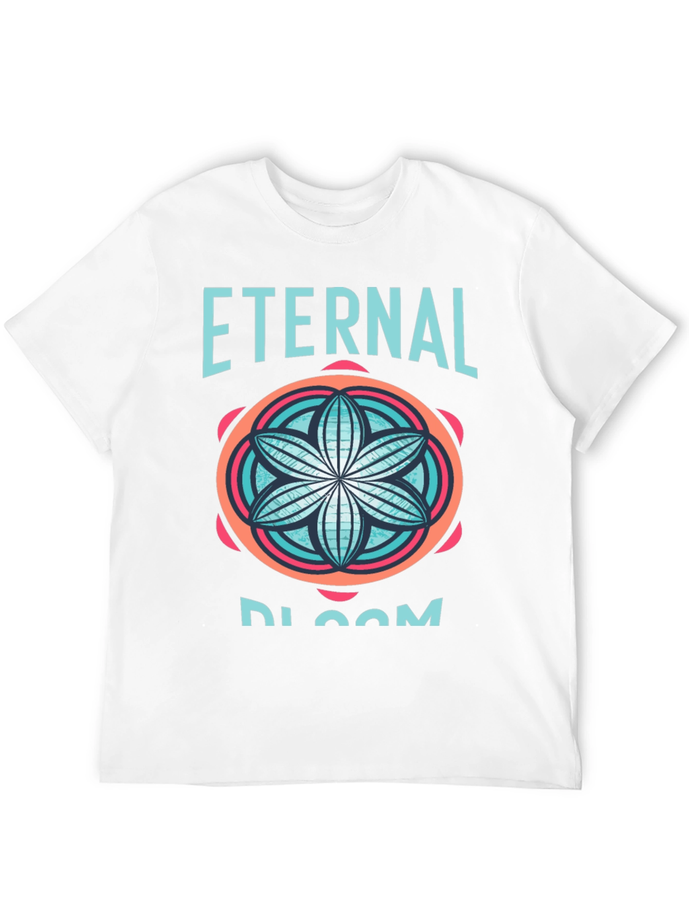 Black Eternal Bloom Black Graphic Tee view 12