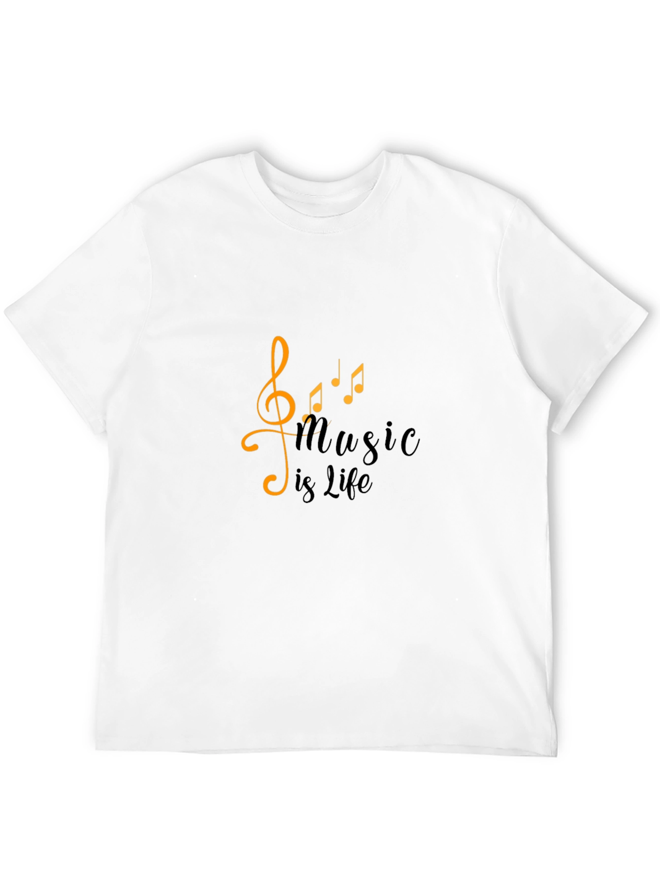 Black Music Is Life Black T-Shirt view 12