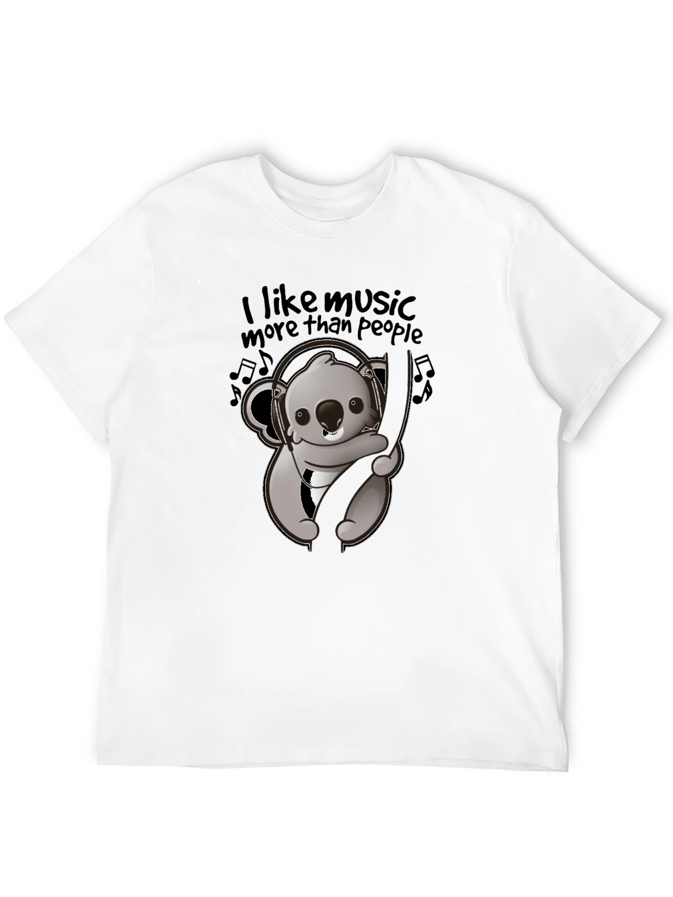 Black Music Loving Koala Graphic Tee view 12