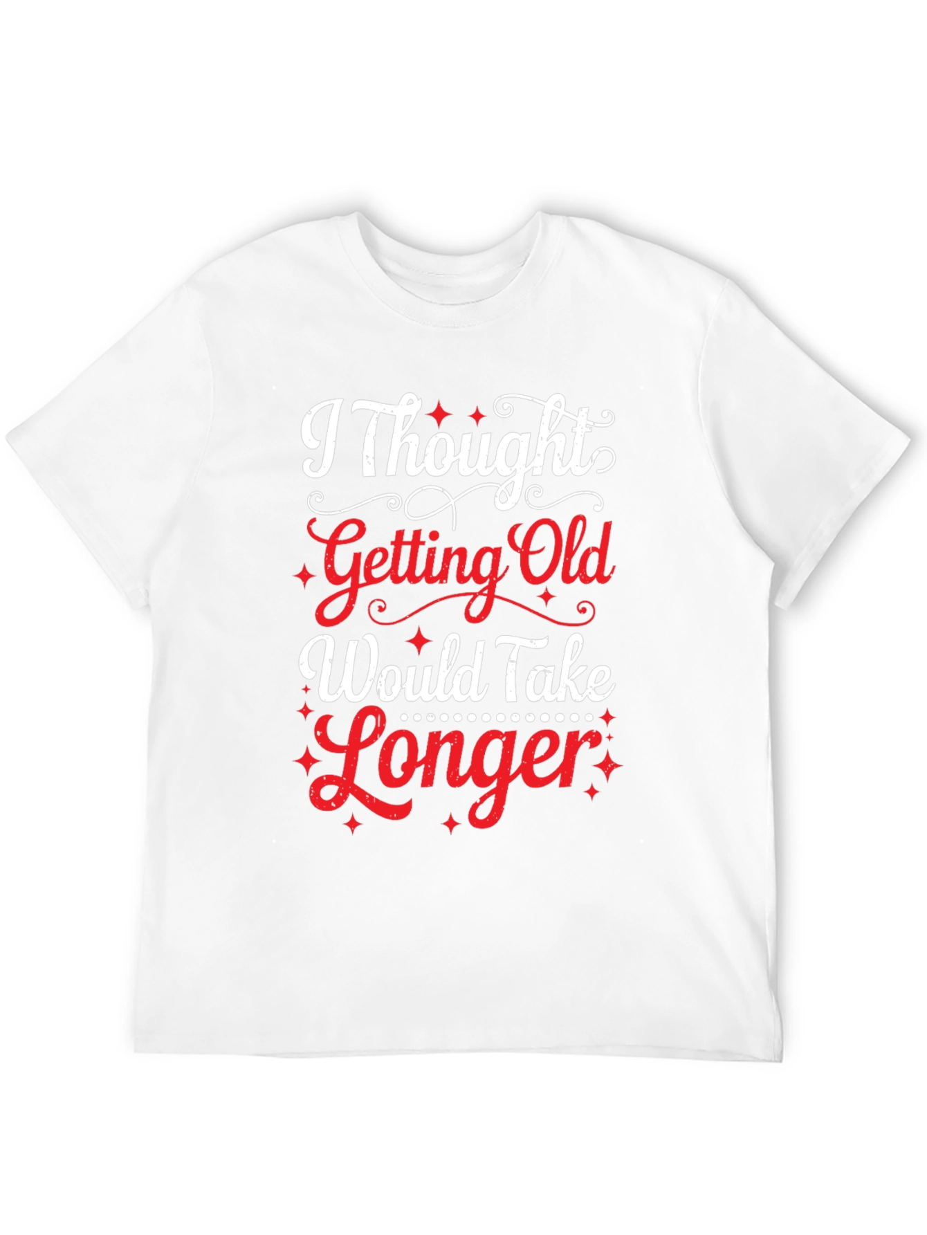 Black Funny "Getting Old" Graphic Tee view 12
