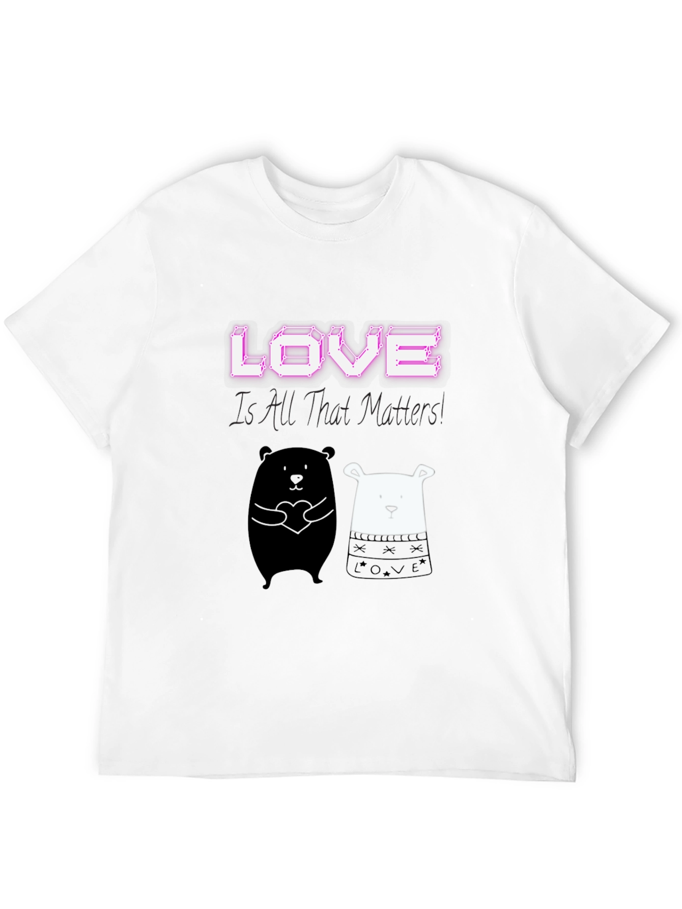 Black Love Matters Graphic Tee: Black view 12