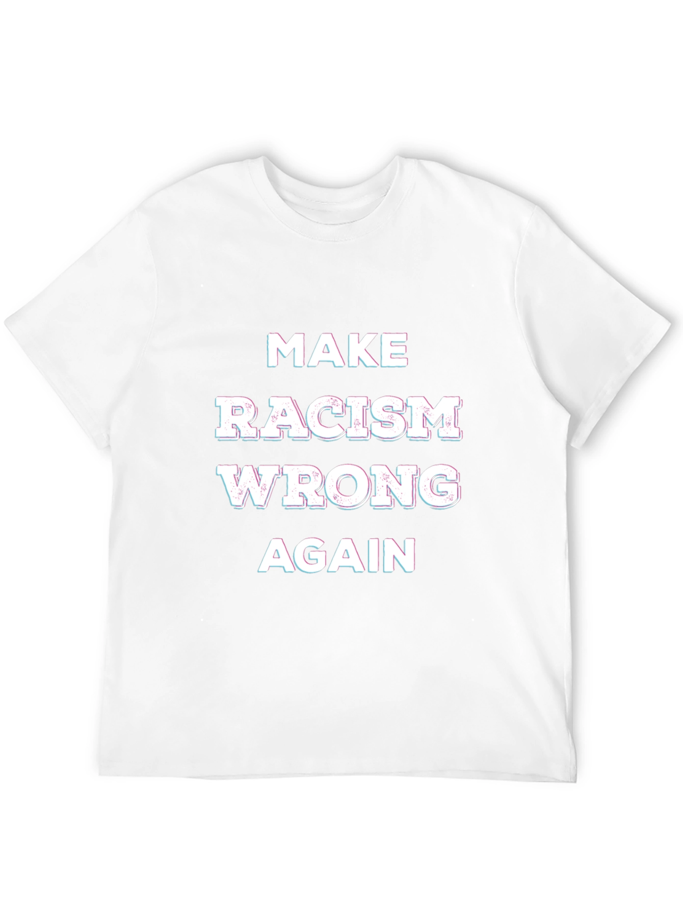 Black Make Racism Wrong Again Graphic Tee view 12