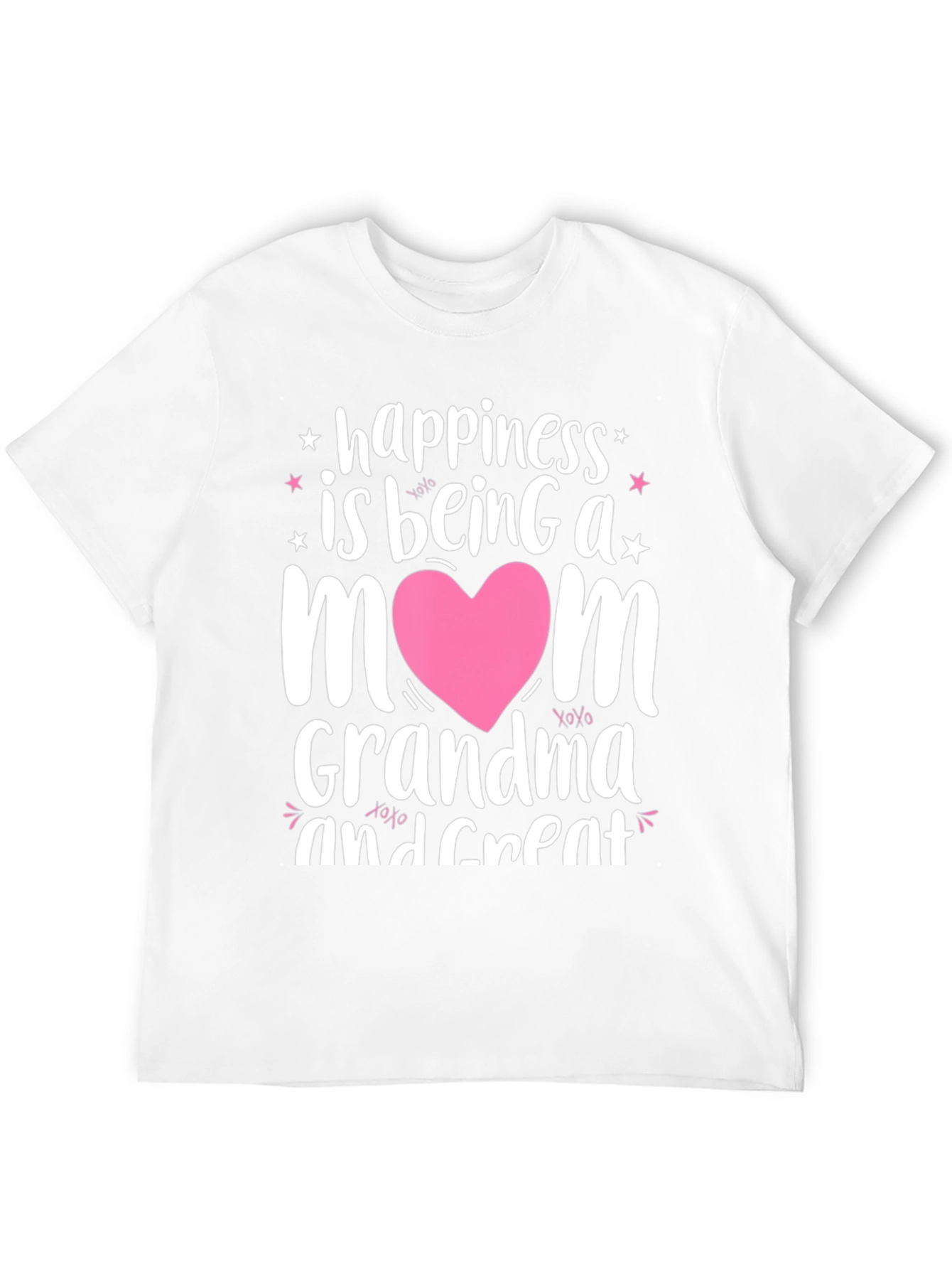Happiness is Being a Mom Grandma T-Shirt - 12
