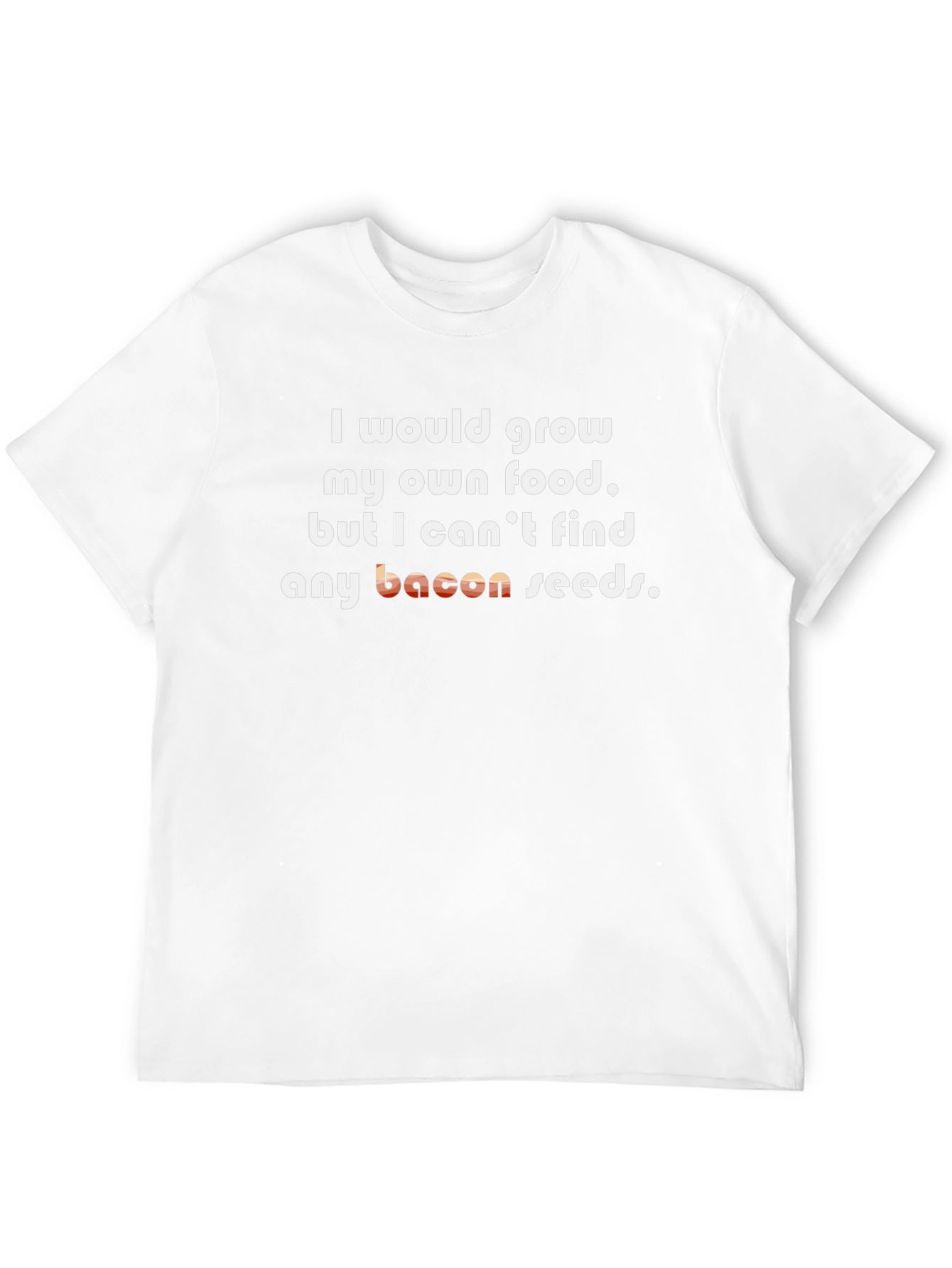 Black Funny Bacon Seeds Graphic Tee view 12