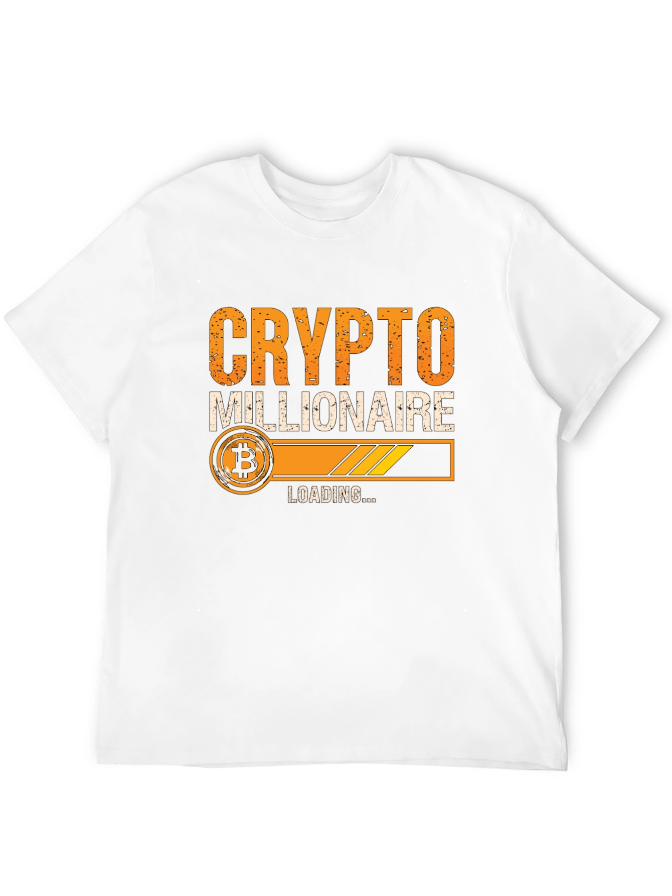 Black Crypto Millionaire Loading Men's T-Shirt view 12