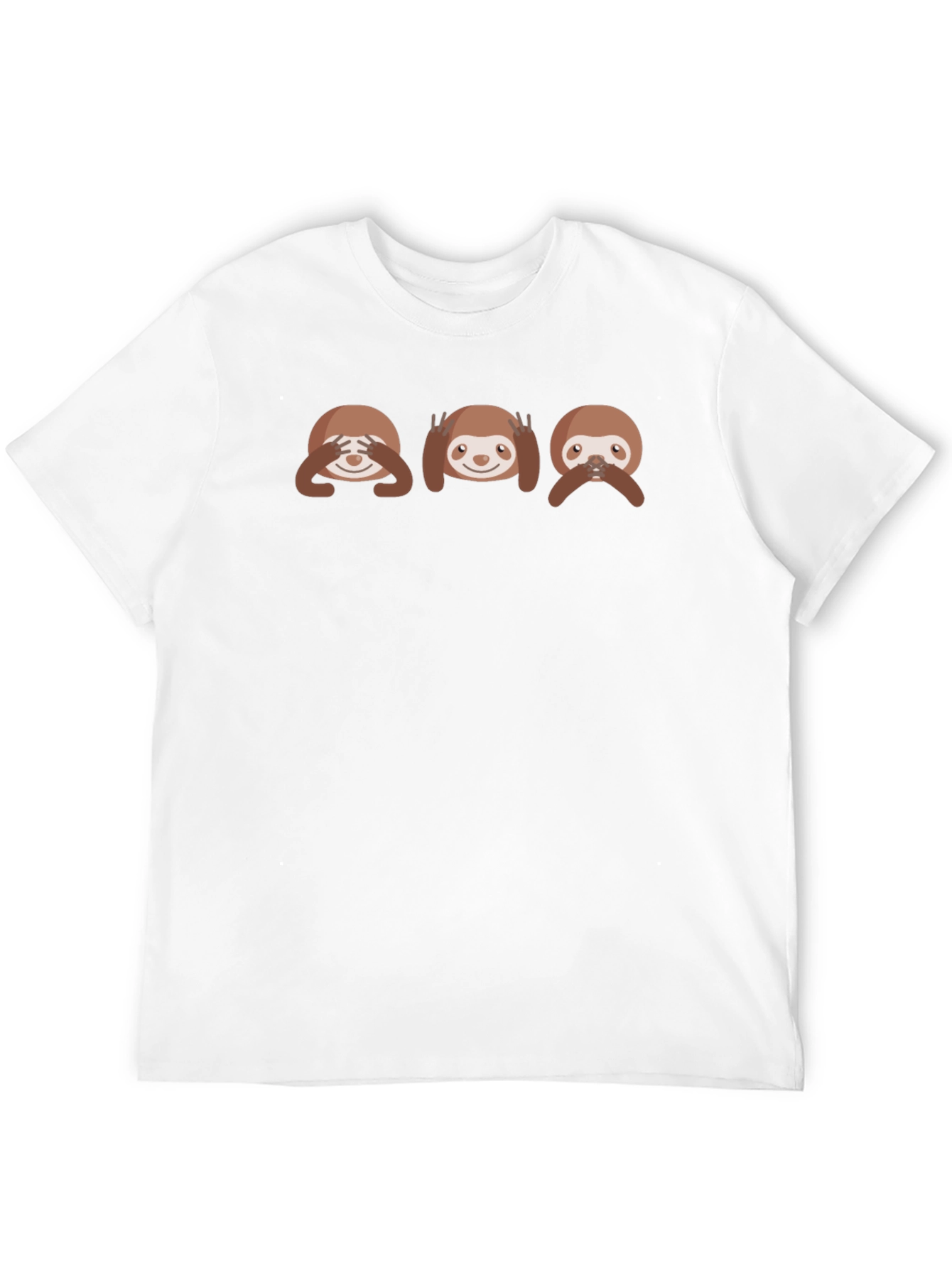 Sloth See Hear Speak No Evil Graphic T-Shirt - 12
