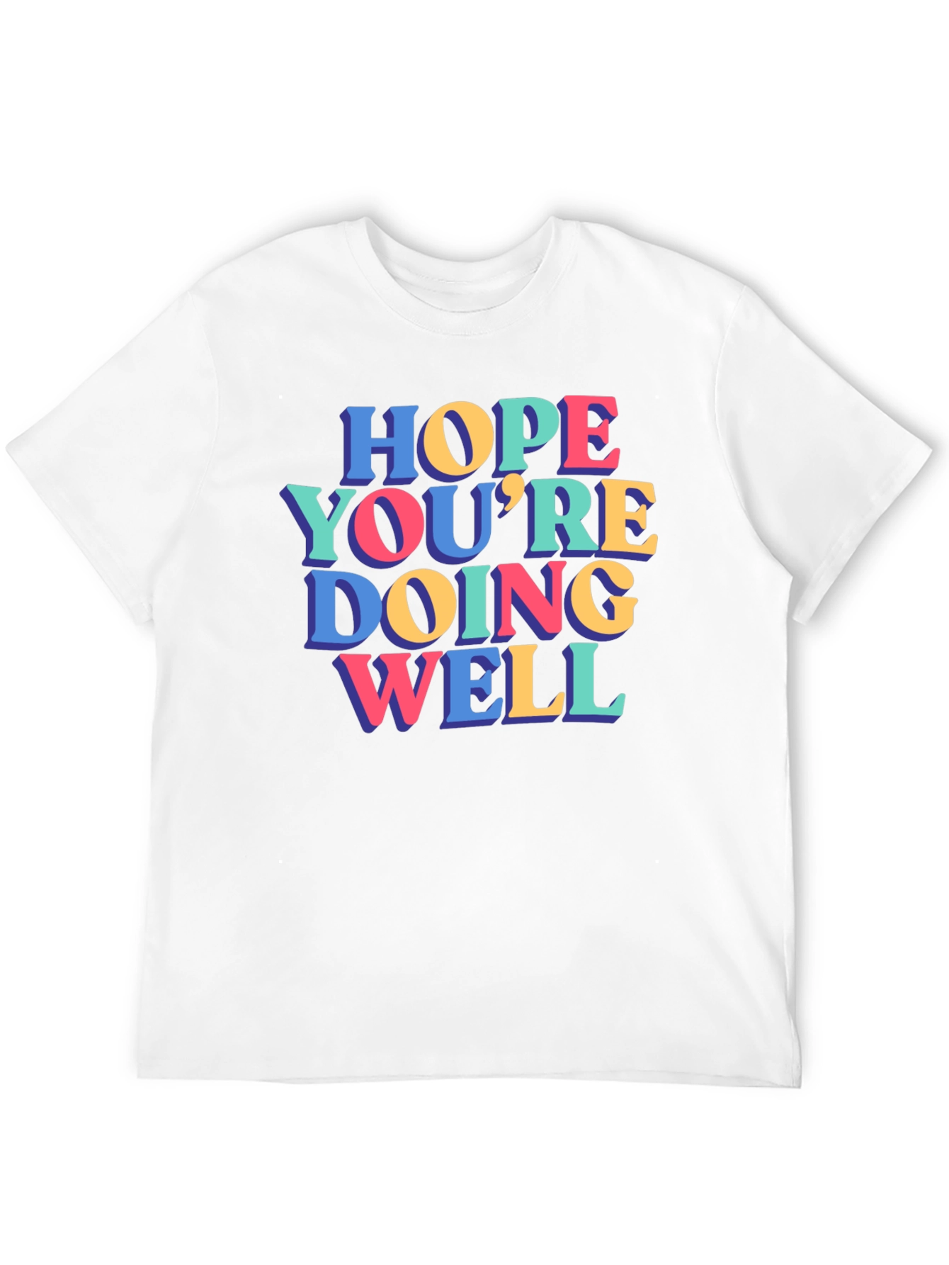 Black Hope You're Doing Well Graphic Tee view 12