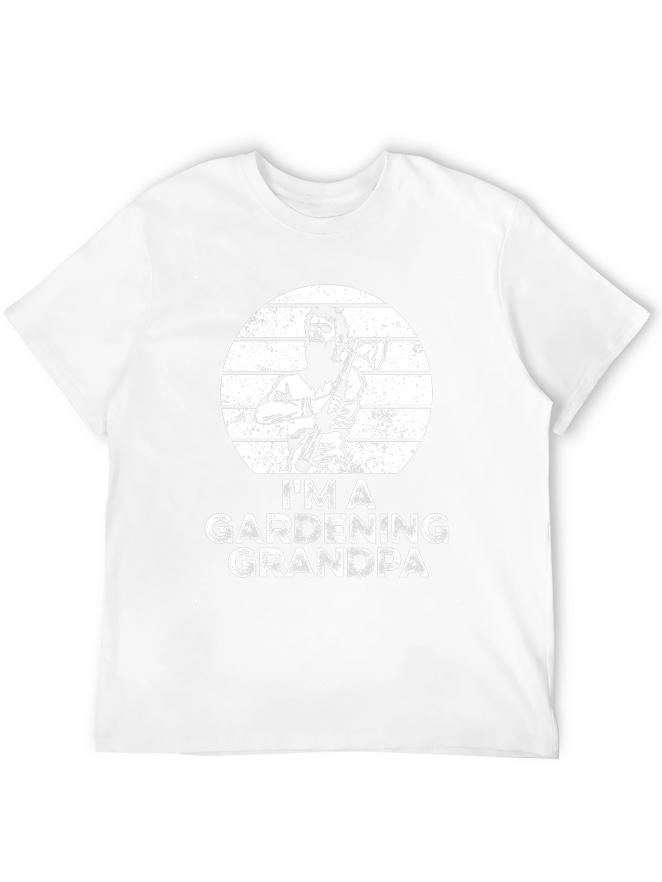 Black Gardening Grandpa Black Graphic Tee view 12