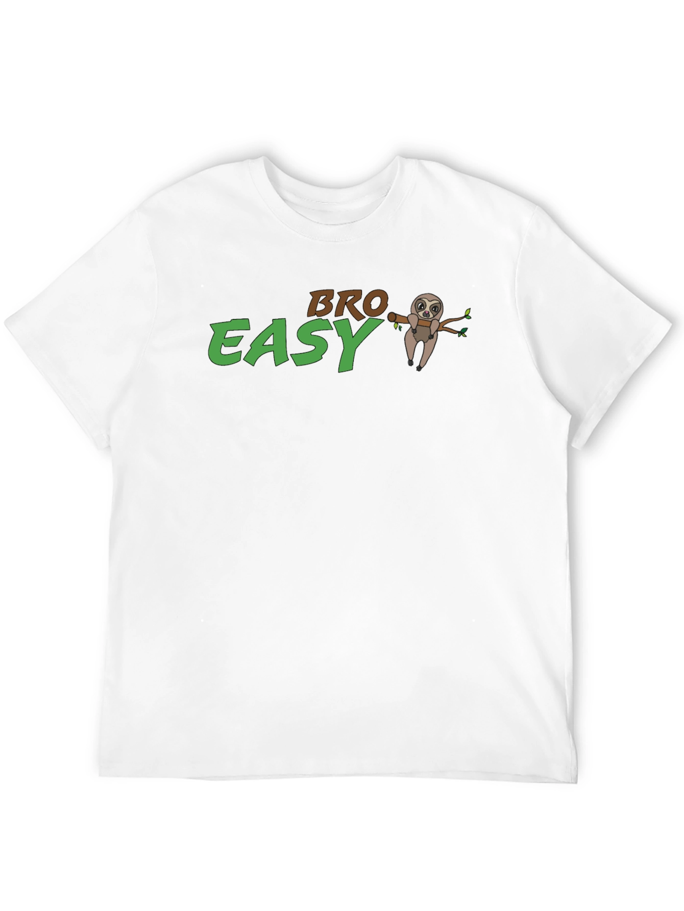 Black Bro Easy Sloth Graphic T-Shirt - Relaxed Fit view 12