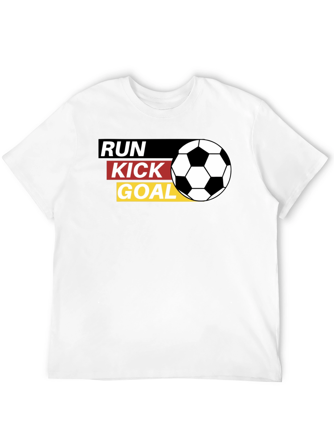 Run Kick Goal Soccer T-Shirt - 12