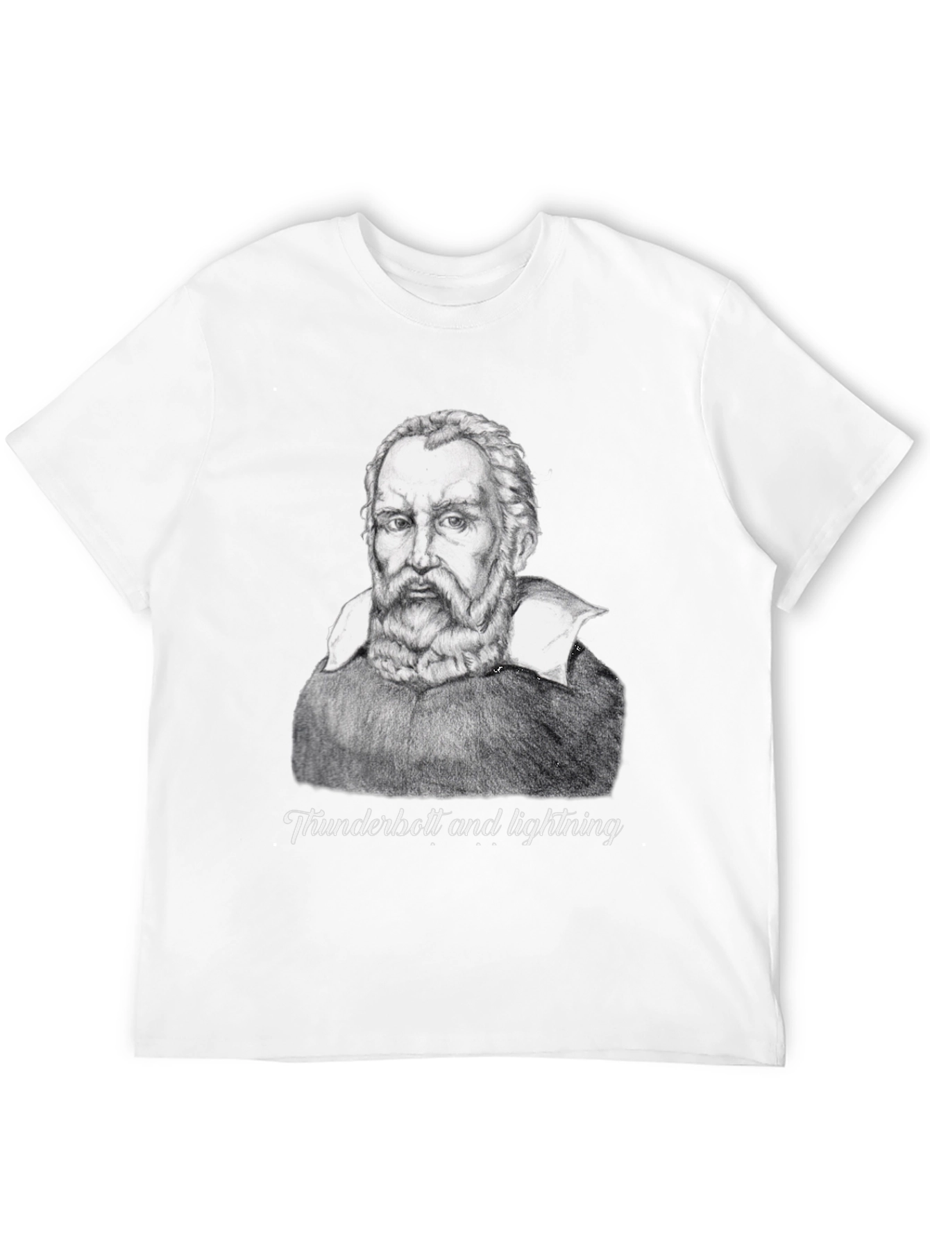 Black Galileo "Thunderbolt and Lightning" Graphic T-Shirt view 12