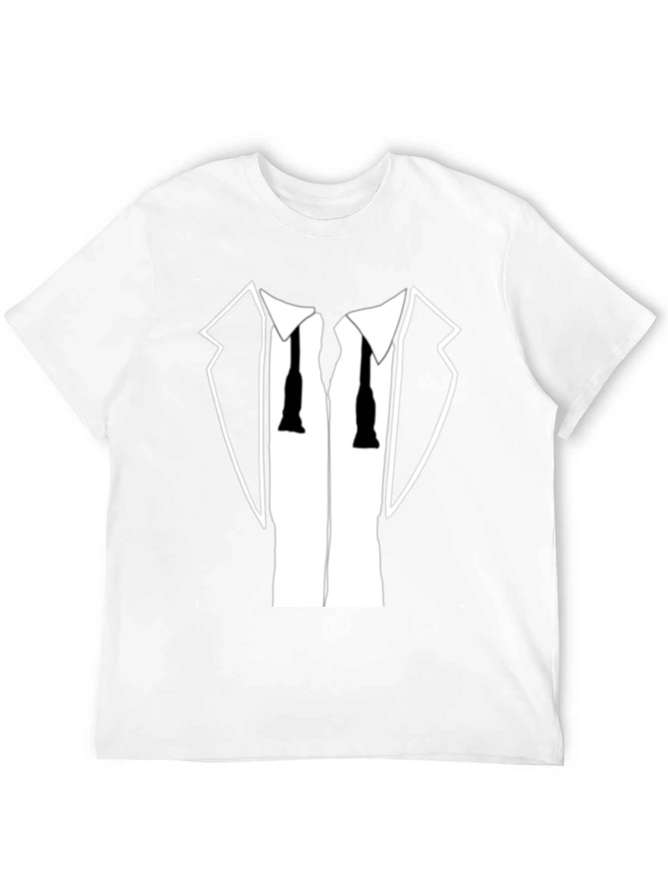 Black Tuxedo T-Shirt - Funny Dress Up Tee view 12