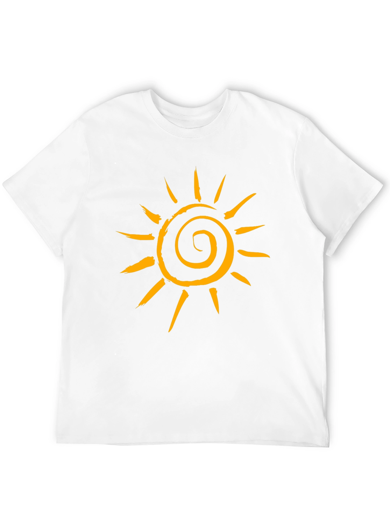 Black Sun Graphic T-Shirt - Black Cotton Tee view 12