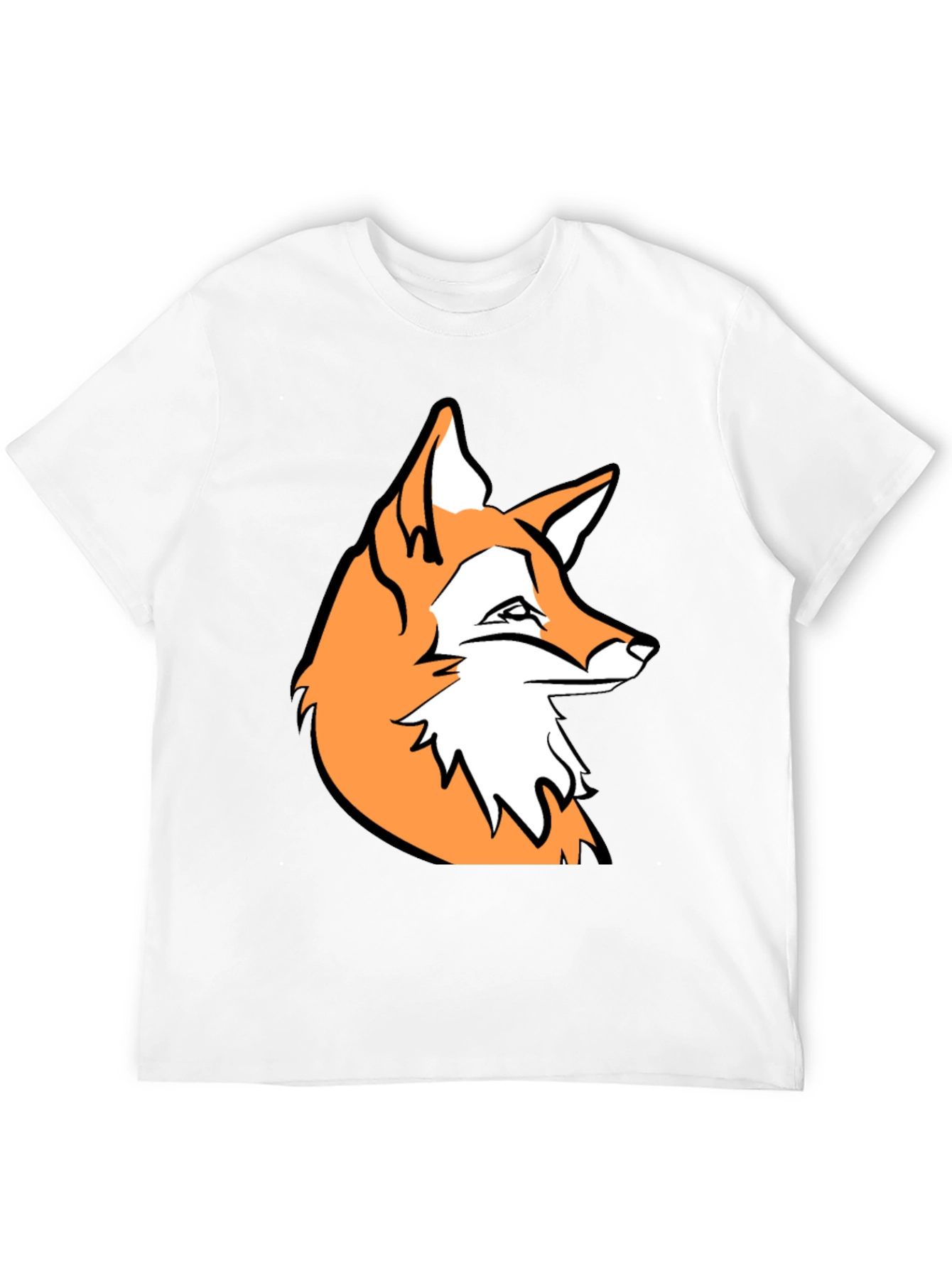 Black Fox Graphic Black T-Shirt - Stylish Casual Wear view 12