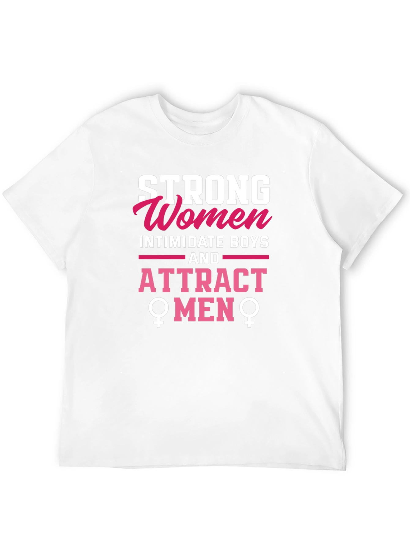 Black Strong Women Attract Men Graphic Tee view 12