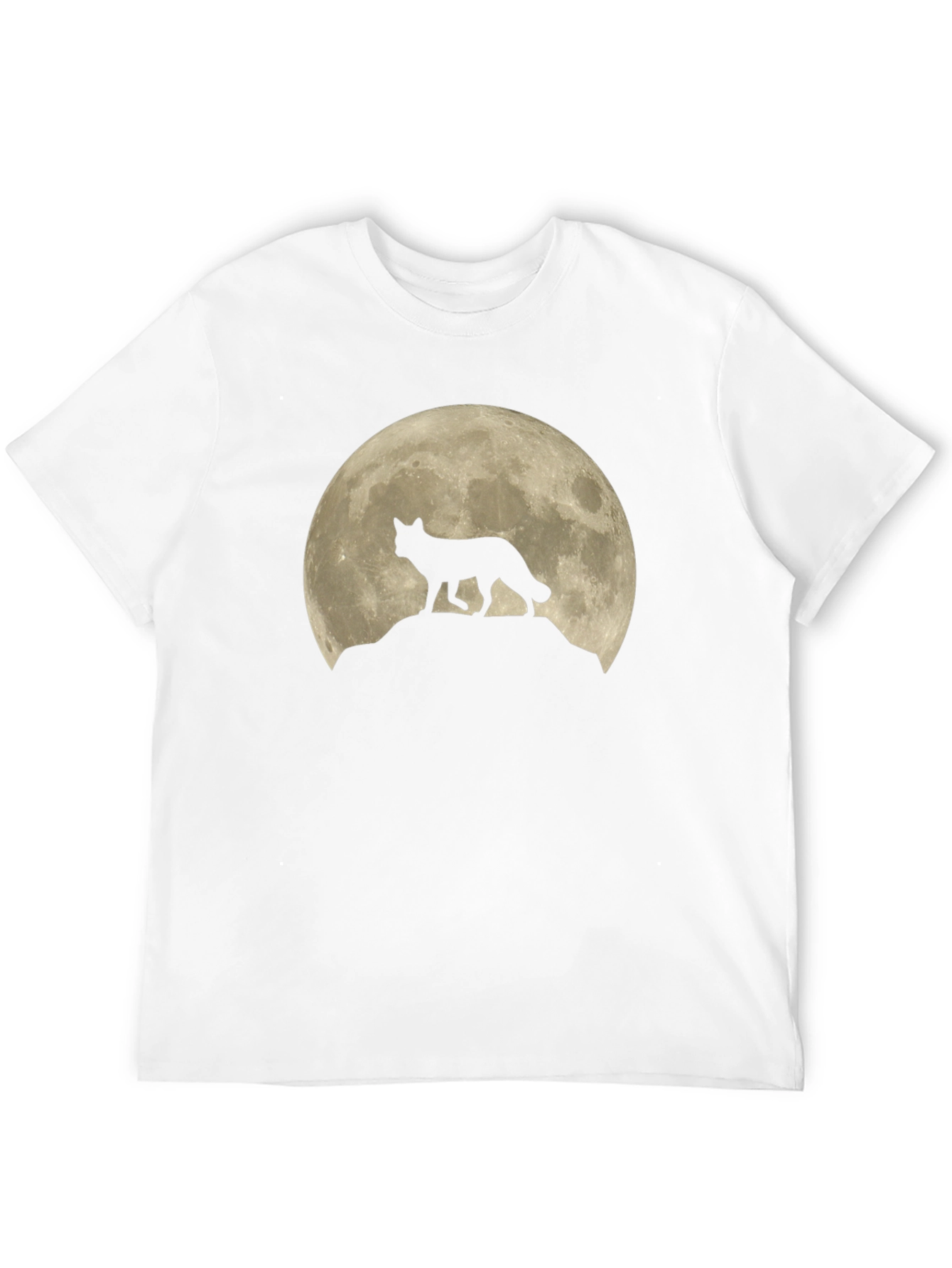 Black Wolf Moon Graphic T-Shirt - Black view 12