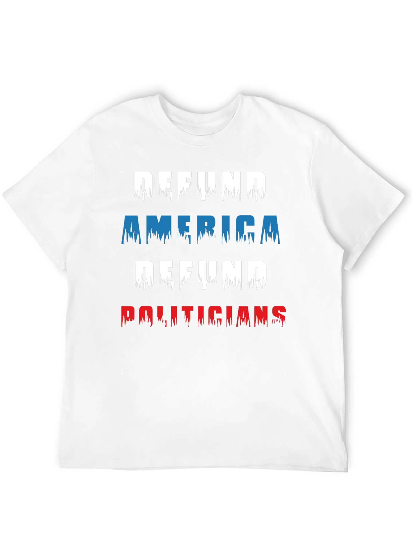 Black Defund America Politicians Graphic Tee view 12