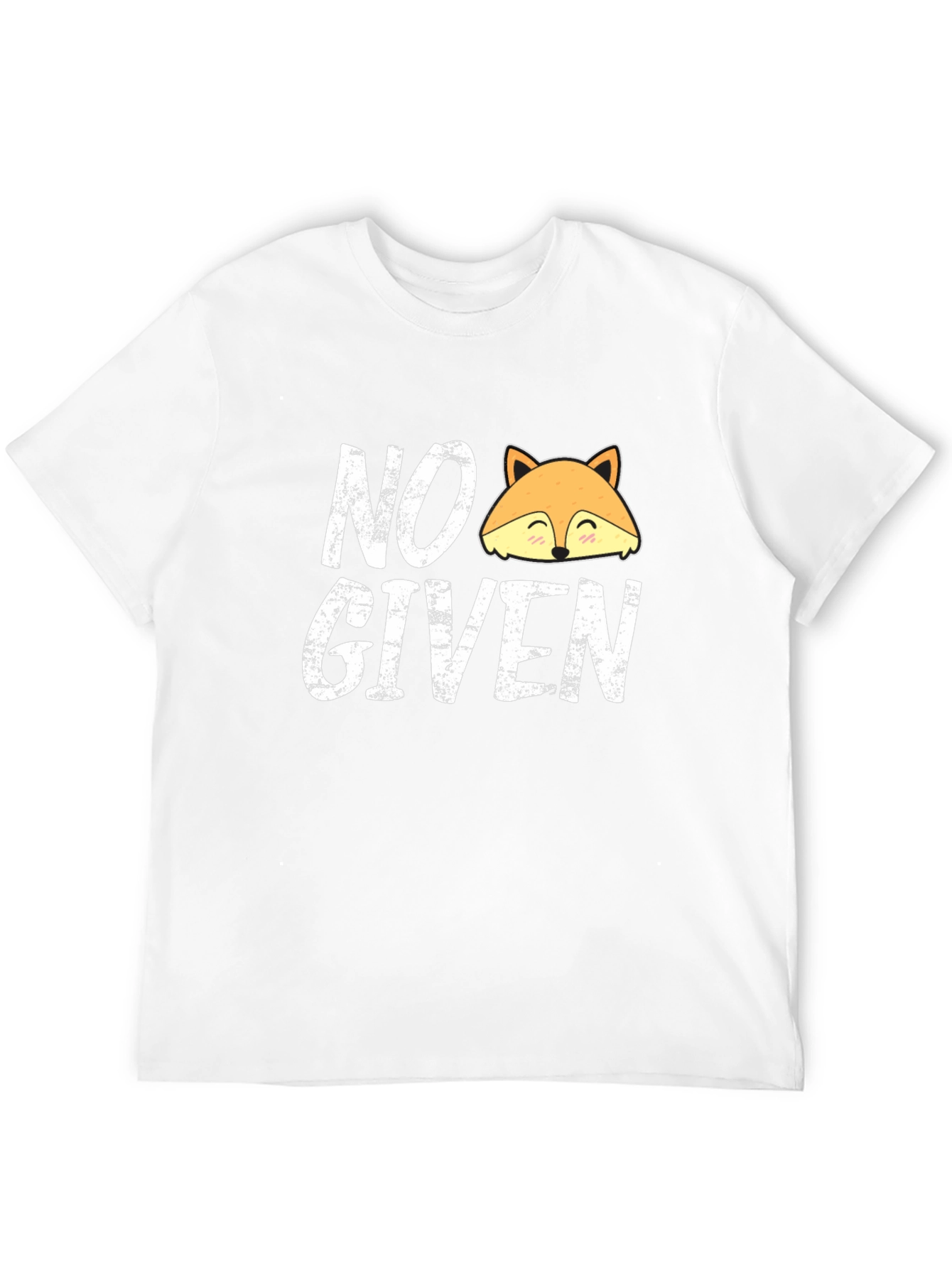 Black No Fox Given Graphic Tee - Funny Animal Pun Shirt view 12