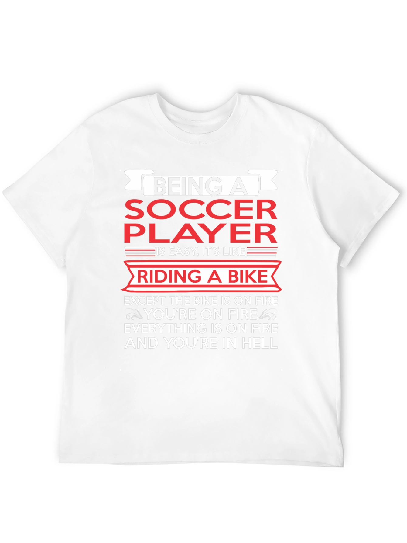 Black Being a Soccer Player T-Shirt - Funny & True! view 12