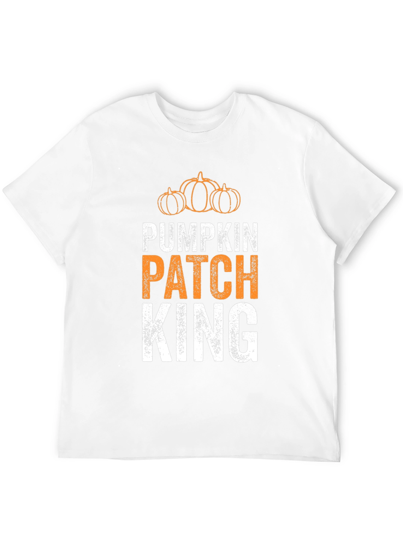 Black Pumpkin Patch King T-Shirt view 12