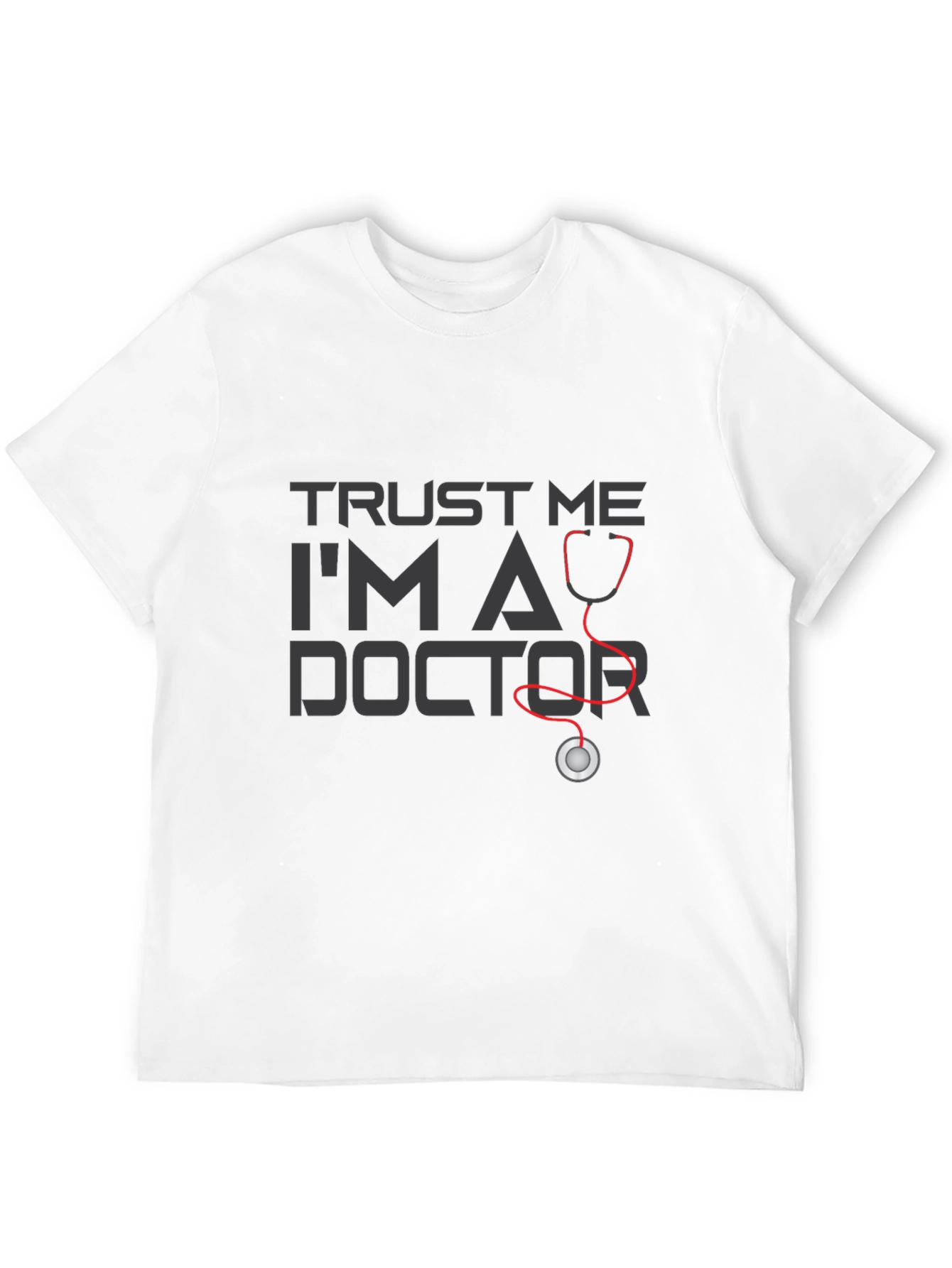 Black Trust Me I'm A Doctor T-Shirt view 12