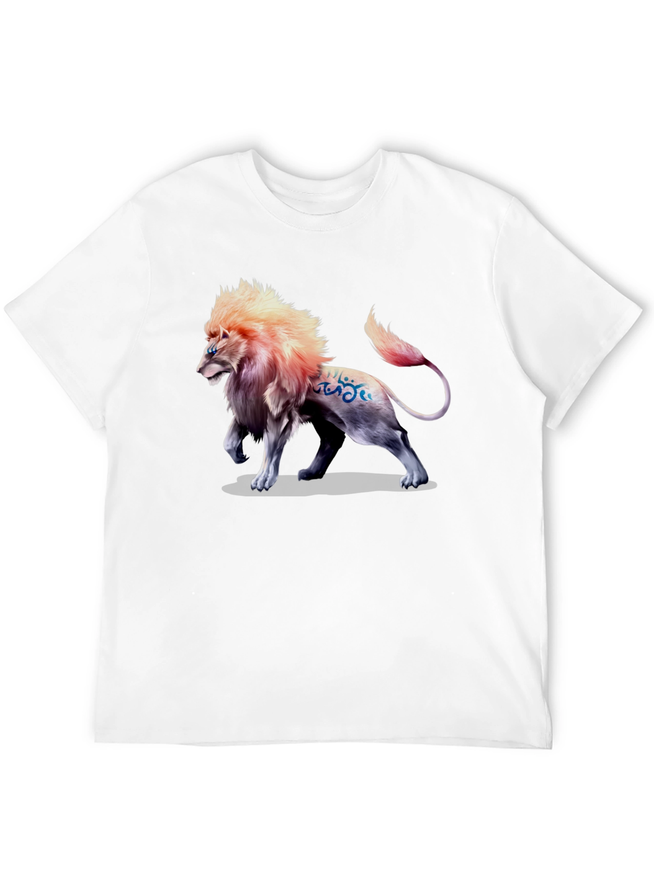 Black Lion Graphic Print T-Shirt - Bold Style view 12