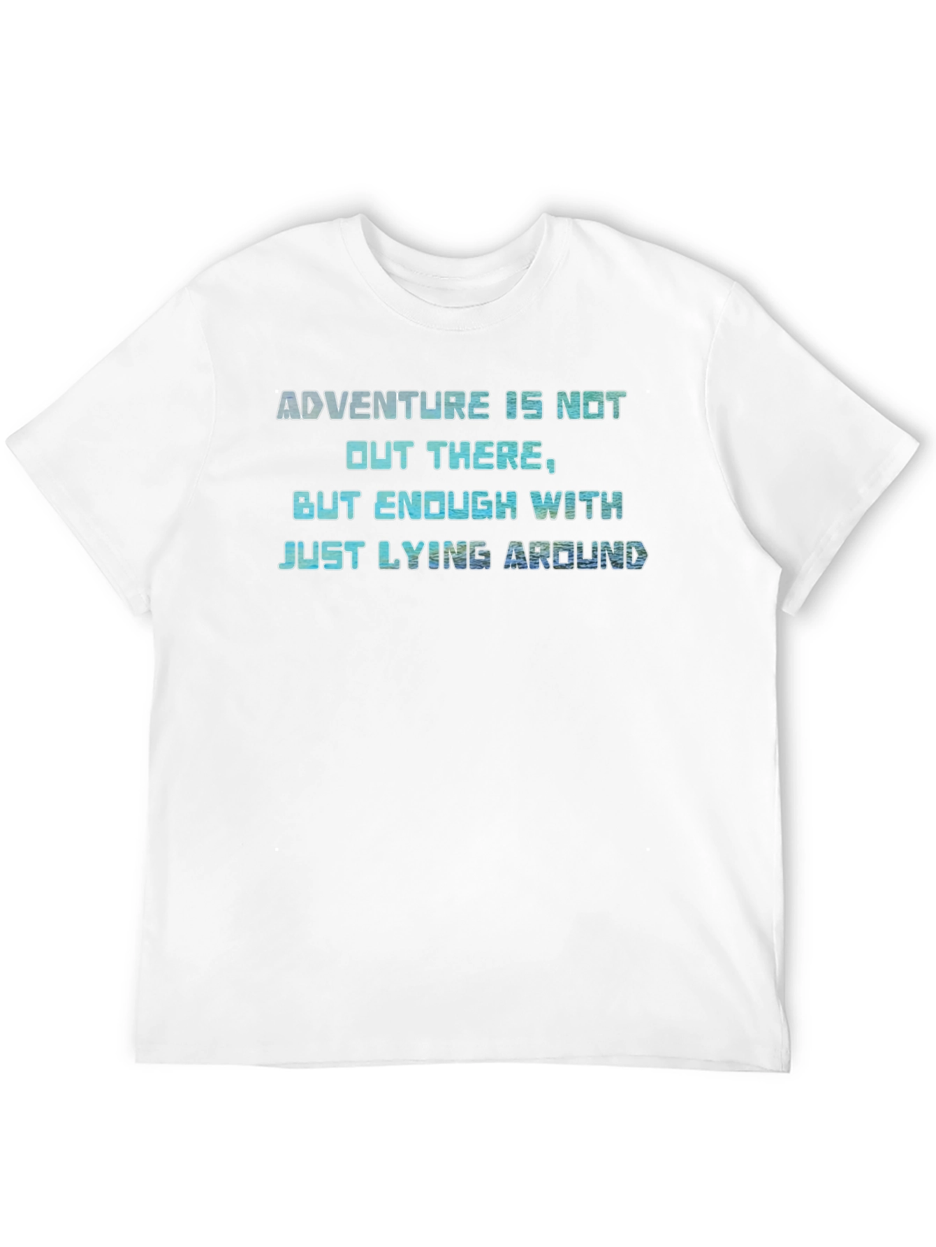Black Adventure Awaits T-Shirt - Inspirational Tee view 12
