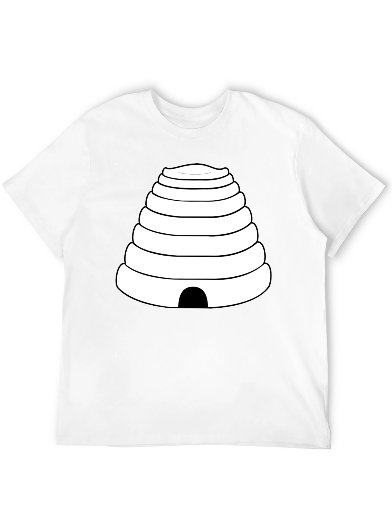 Black Beehive Graphic Tee - Unique Design T-Shirt view 12