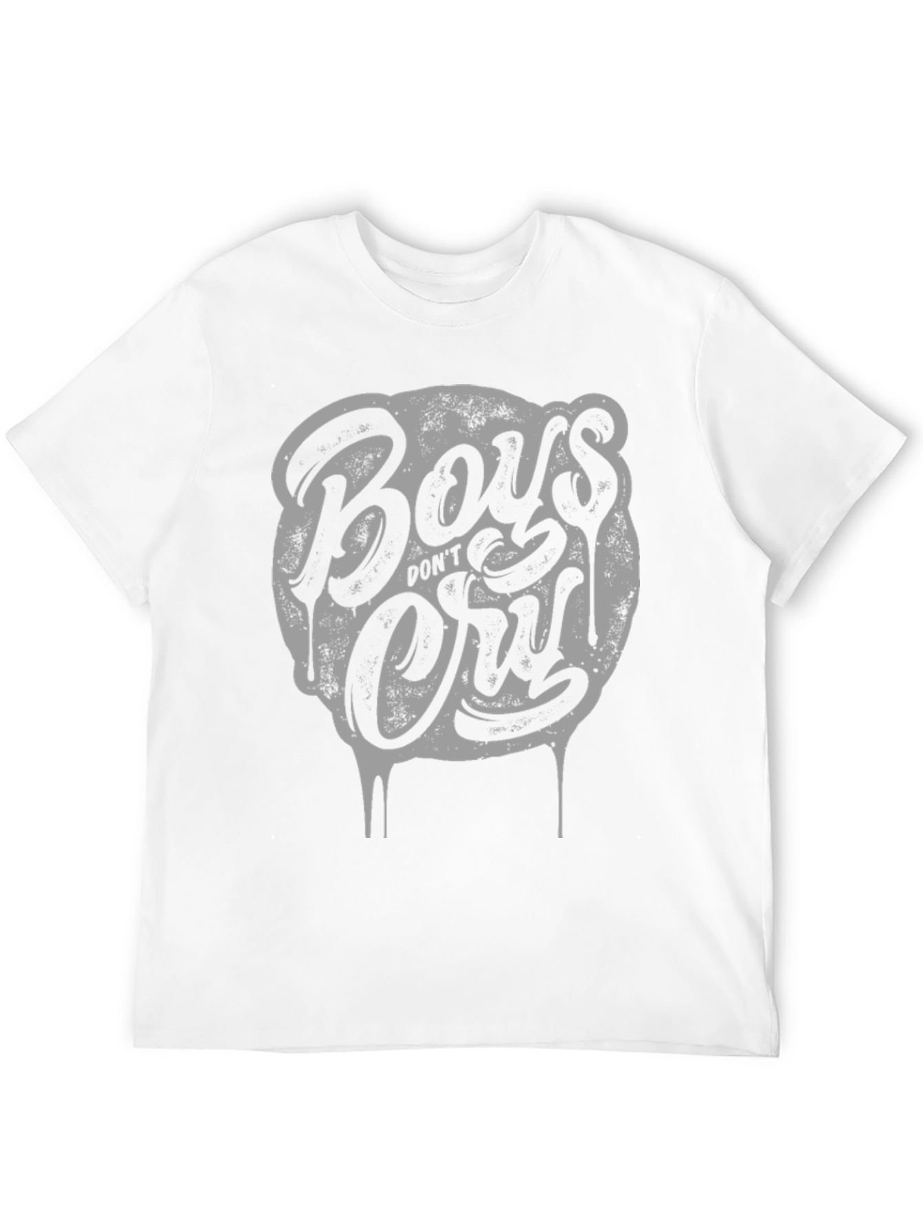 Black Boys Don't Cry Graphic Tee - Stylish Crew Neck T-Shirt view 12