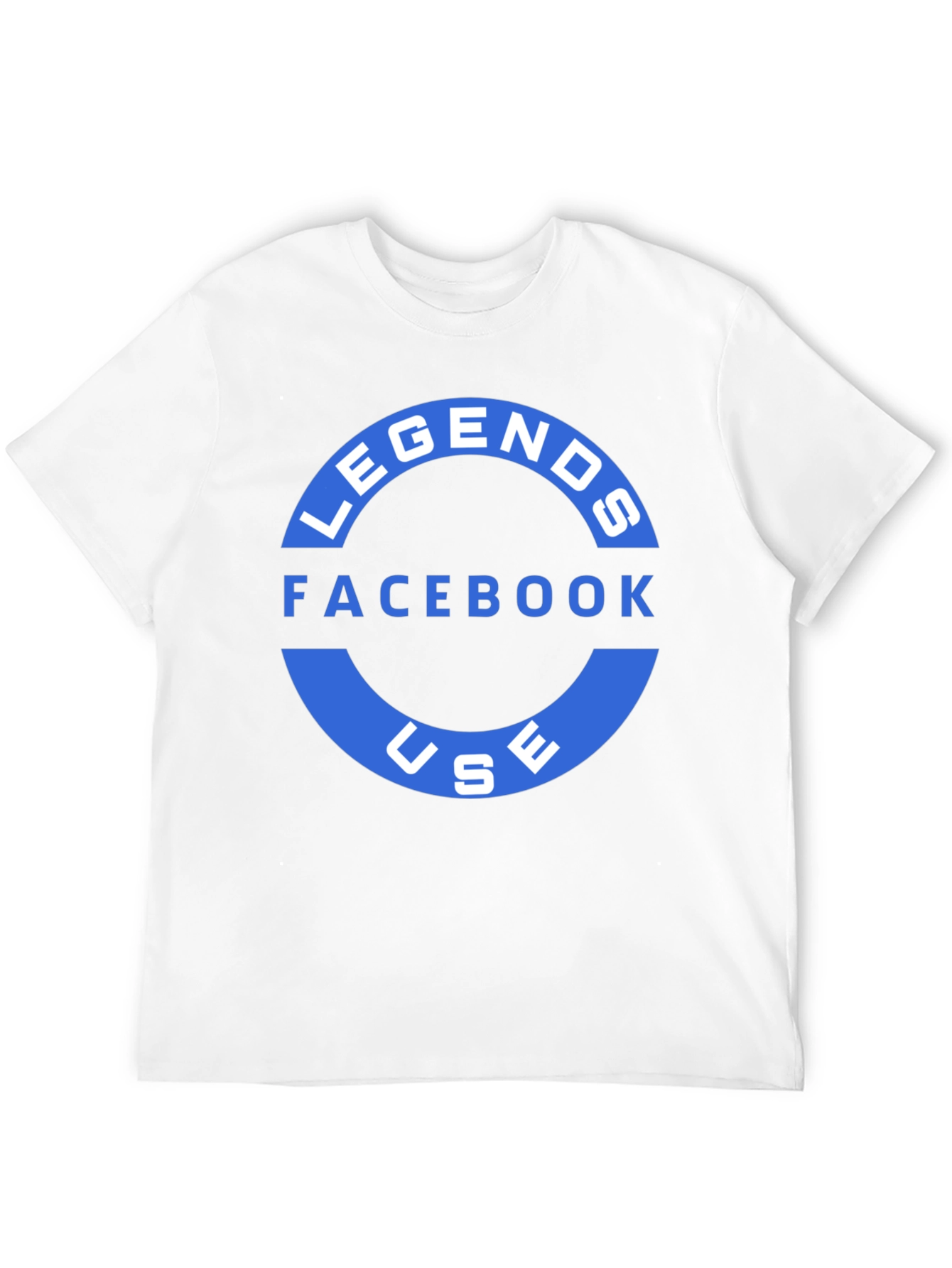 Black Legends Facebook Use T-Shirt - Black view 12