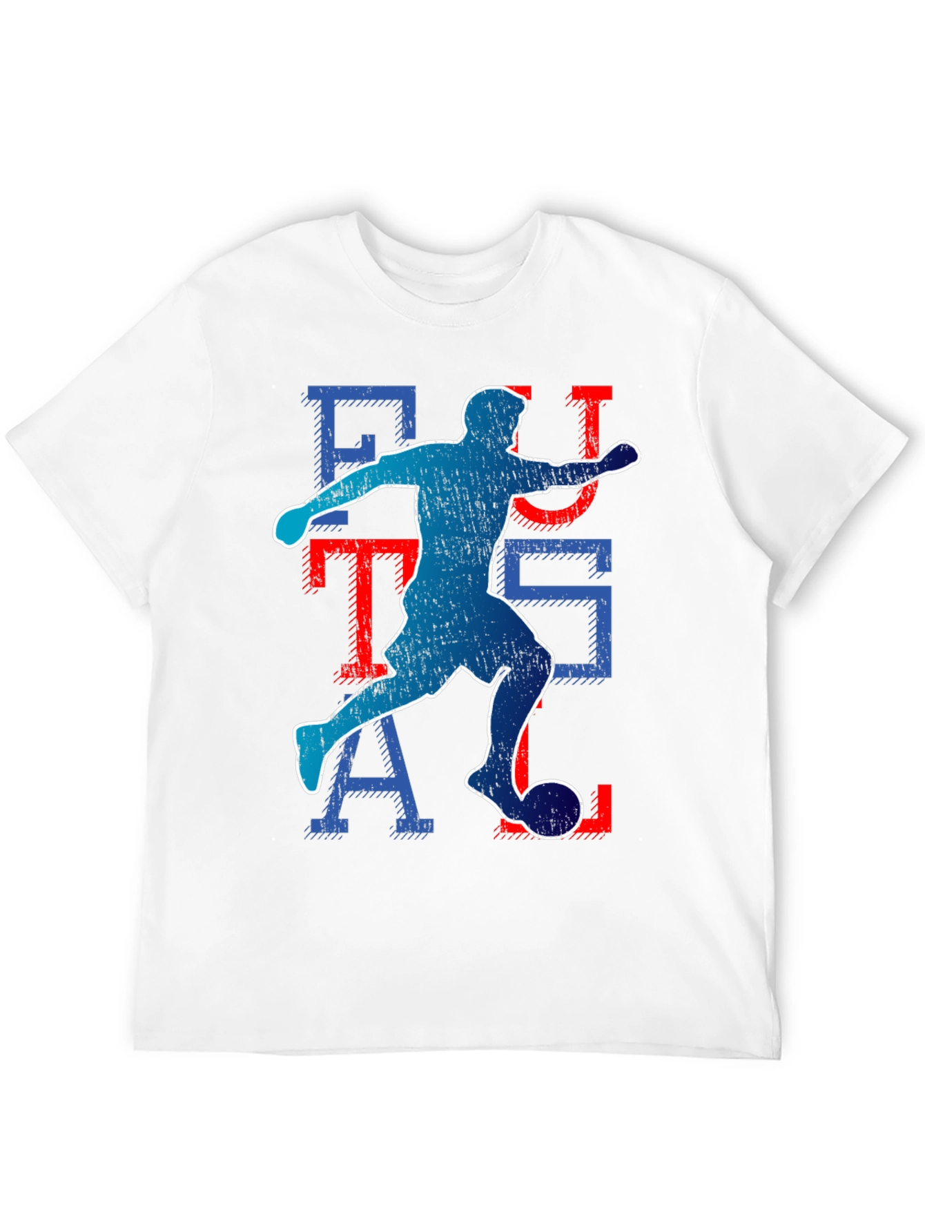 Black Futsal Player Graphic T-Shirt view 12