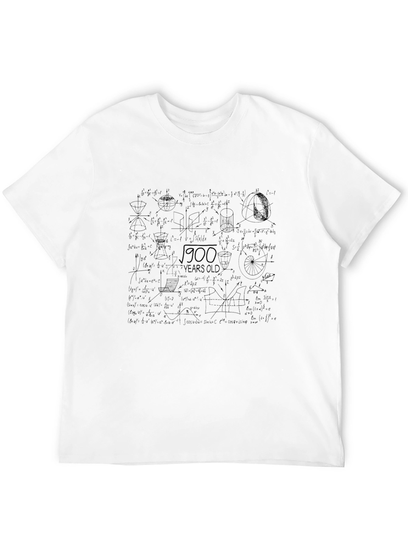 Black Funny Math 30th Birthday T-Shirt view 12