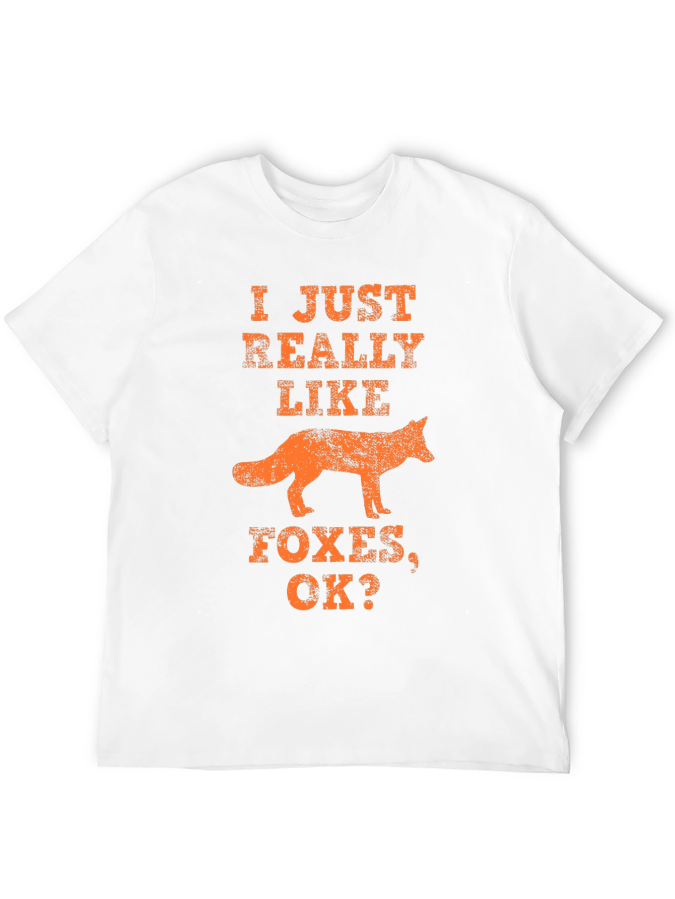 Black Fox Lover T-Shirt: I Just Really Like Foxes, Ok? view 12