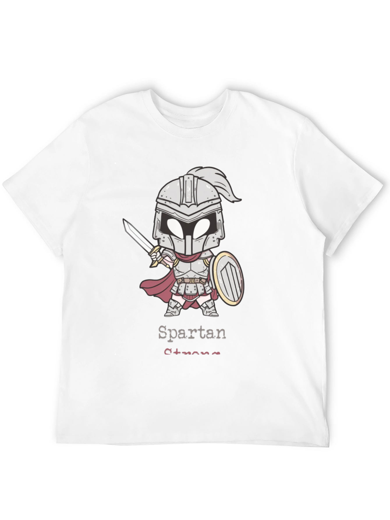 Black Spartan Strong Graphic T-Shirt view 12