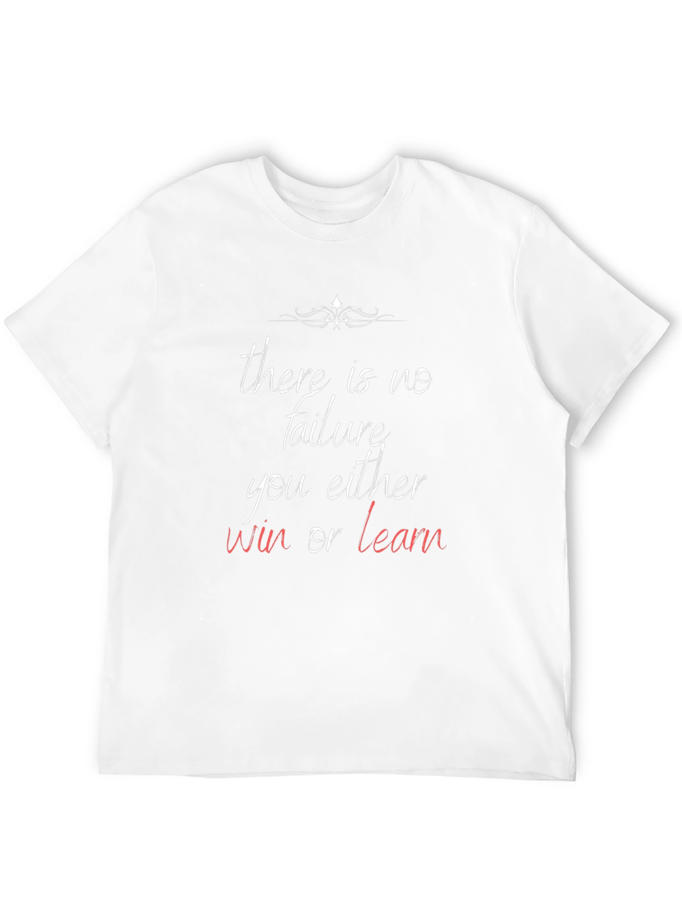 Black Motivational T-Shirt: Win or Learn view 12