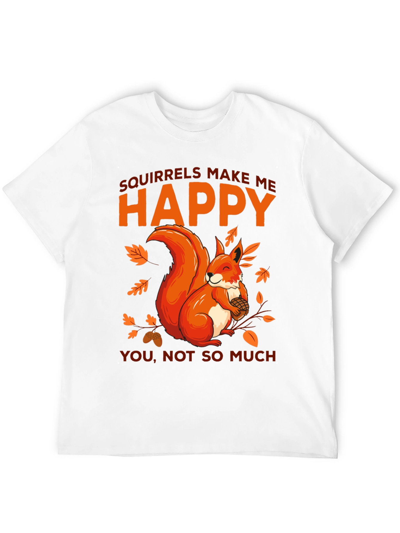 Black Squirrels Make Me Happy Graphic T-Shirt view 12